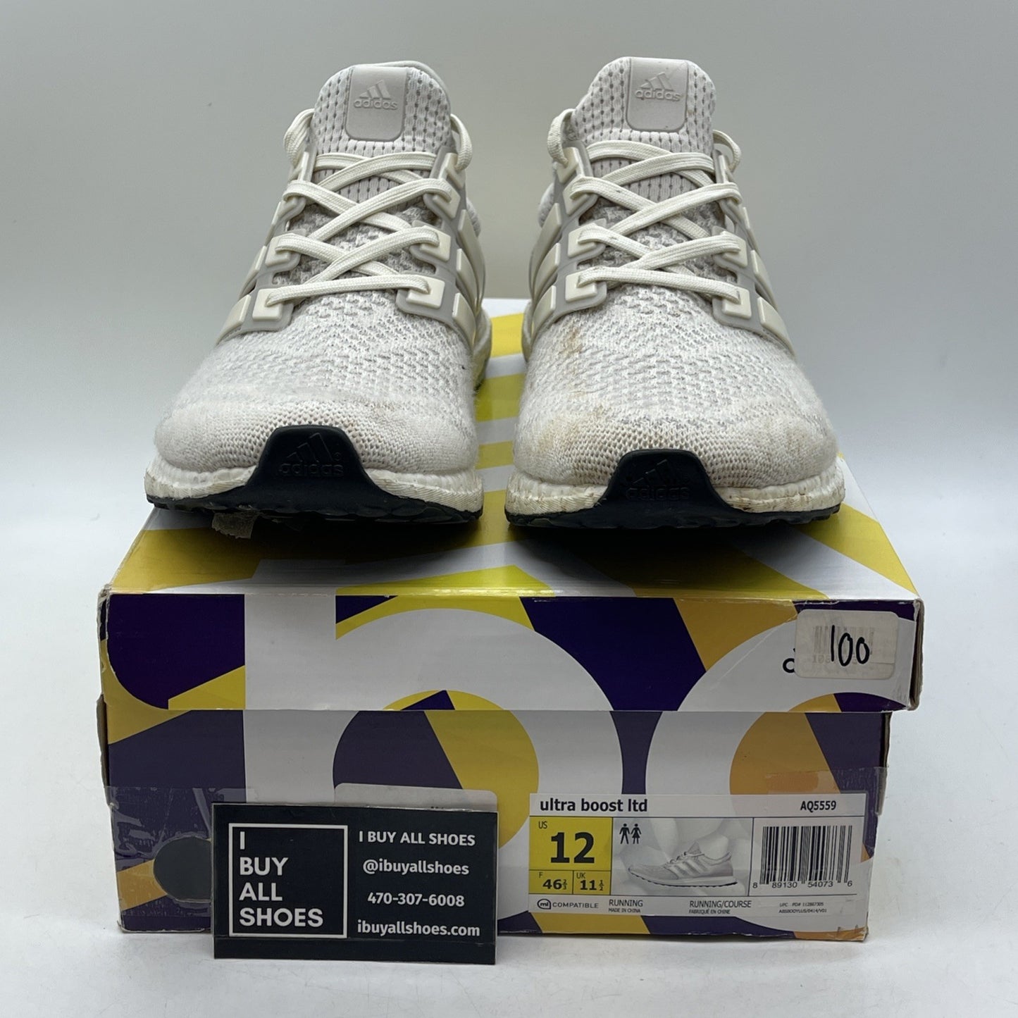 Size 12 - Adidas UltraBoost 1.0 Limited Cream (AQ5559)