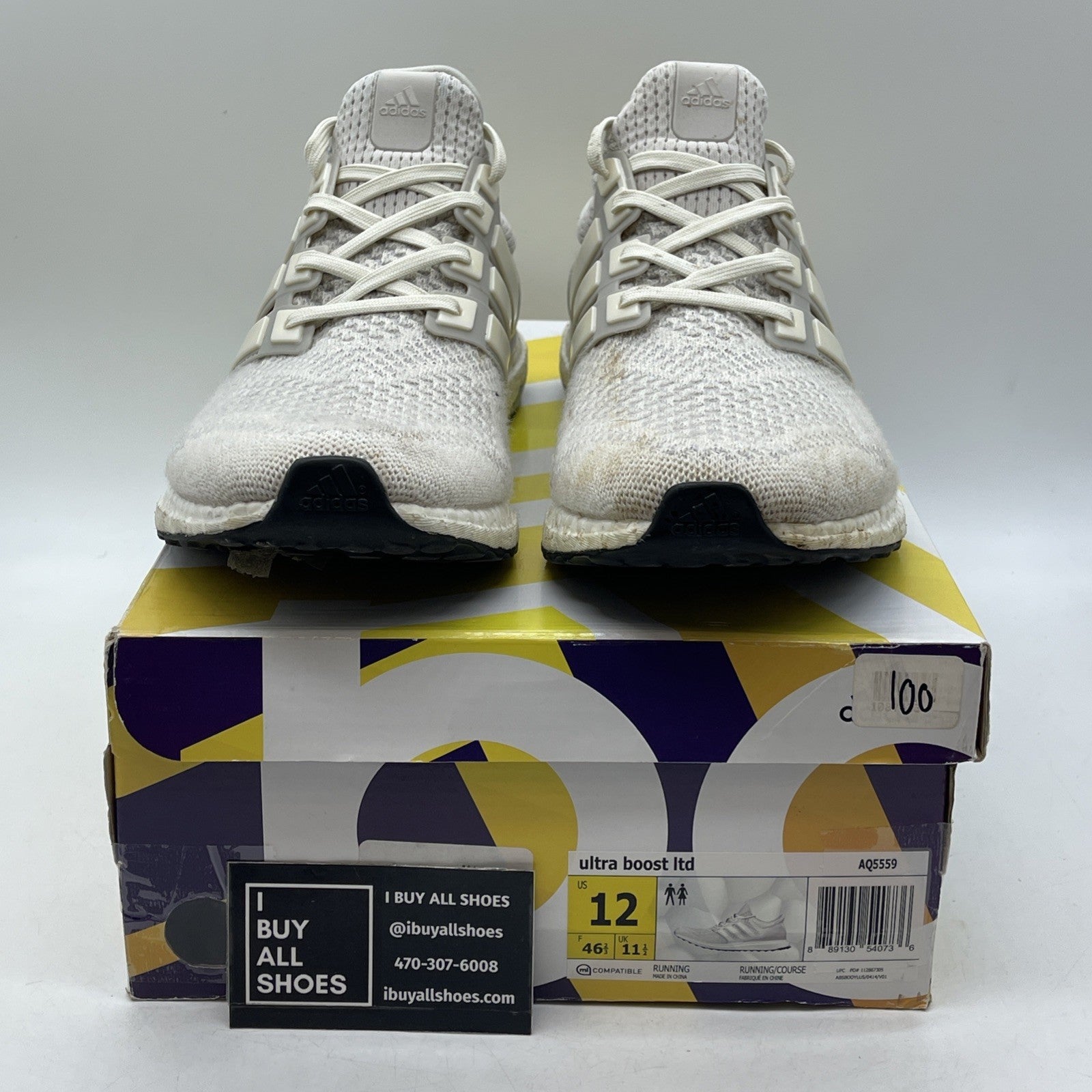 Size 12 - Adidas UltraBoost 1.0 Limited Cream (AQ5559)