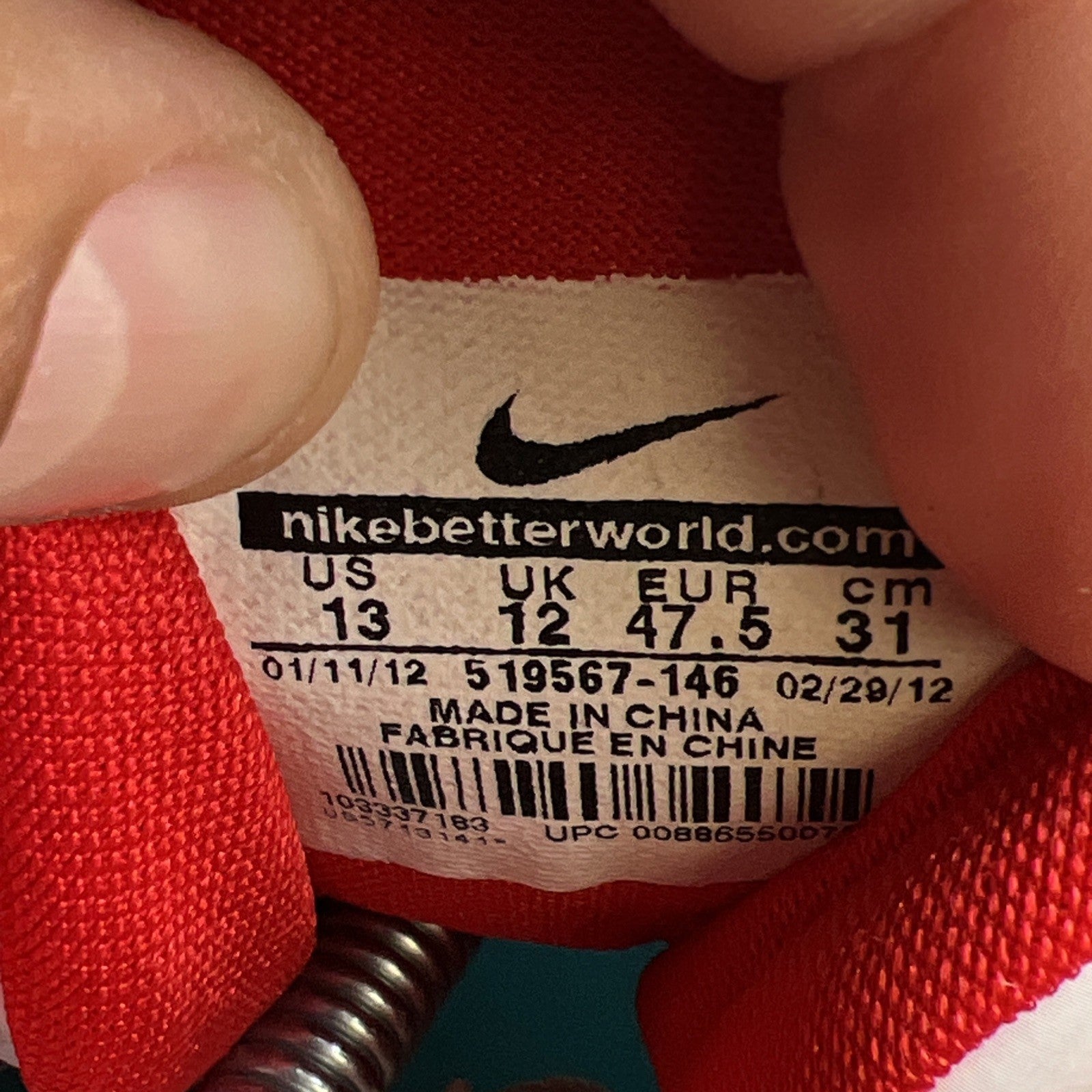 Size 13 - Nike N7 1 Zoom KD 4 N7 (519567-146)