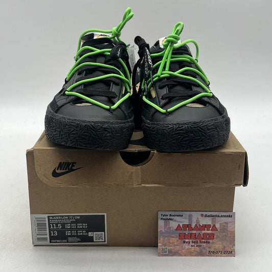Size 11.5 - Nike Off-White x Blazer Low Black (DH7863-001)