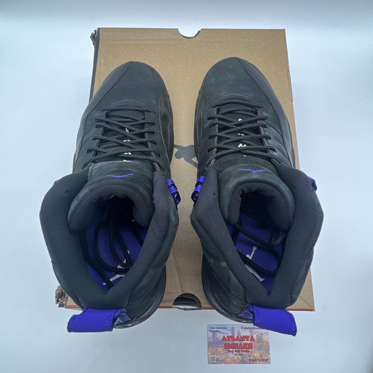 Size 10.5 - Air Jordan 12 Retro Dark Concord Black Suede Purple (CT8013-005)