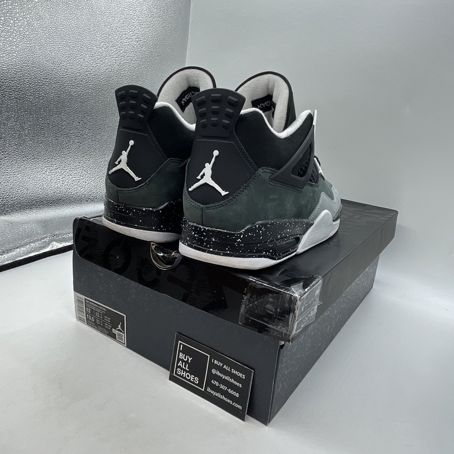 Size 12 - Air Jordan 4 Retro 2024 Fear (FQ8138-002)