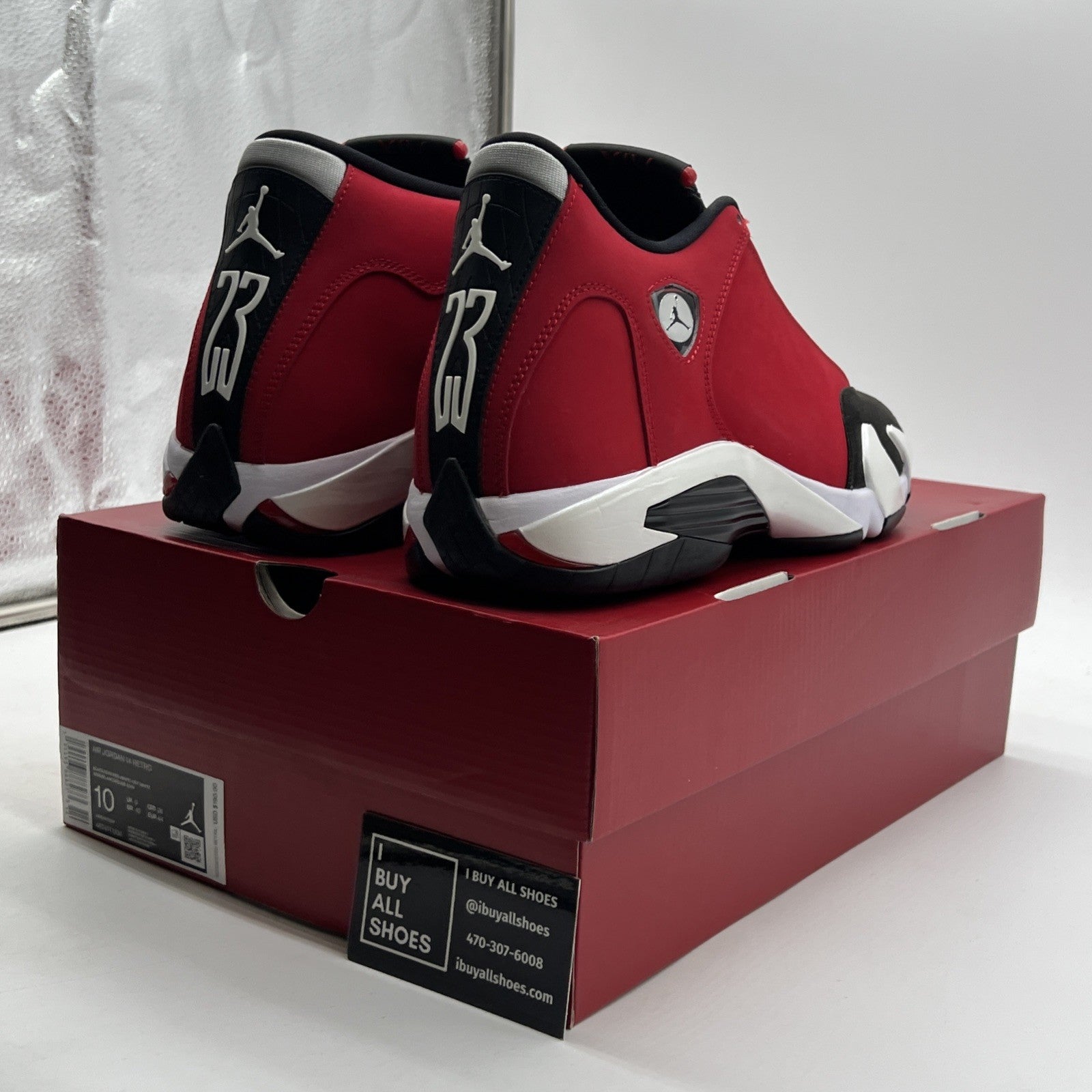 Size 10 - Air Jordan 14 Retro Gym Red (487471-006)
