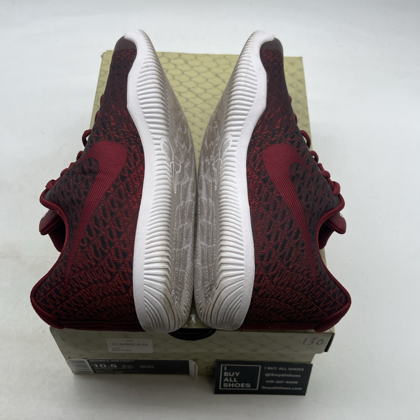 Size 10.5 - Nike Mamba Instinct Team Red (852473-600)