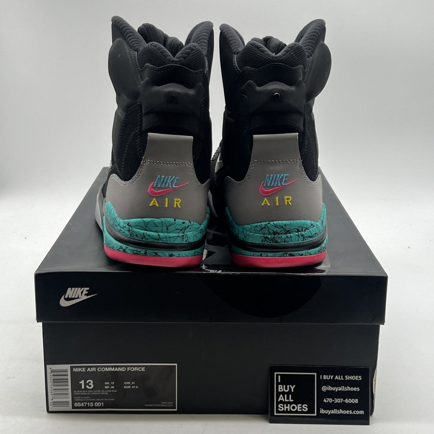Size 13 - Nike Air Command Force Spurs (684715-001)