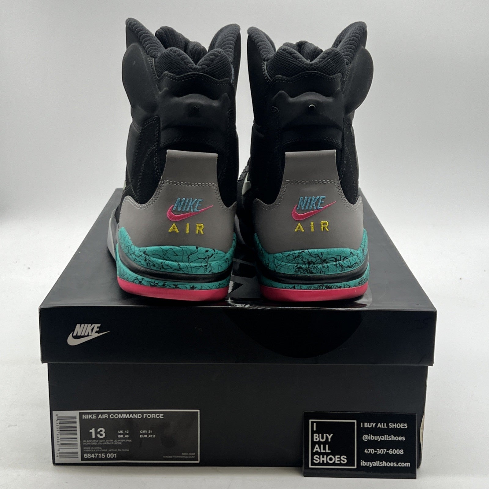 Size 13 - Nike Air Command Force Spurs (684715-001)