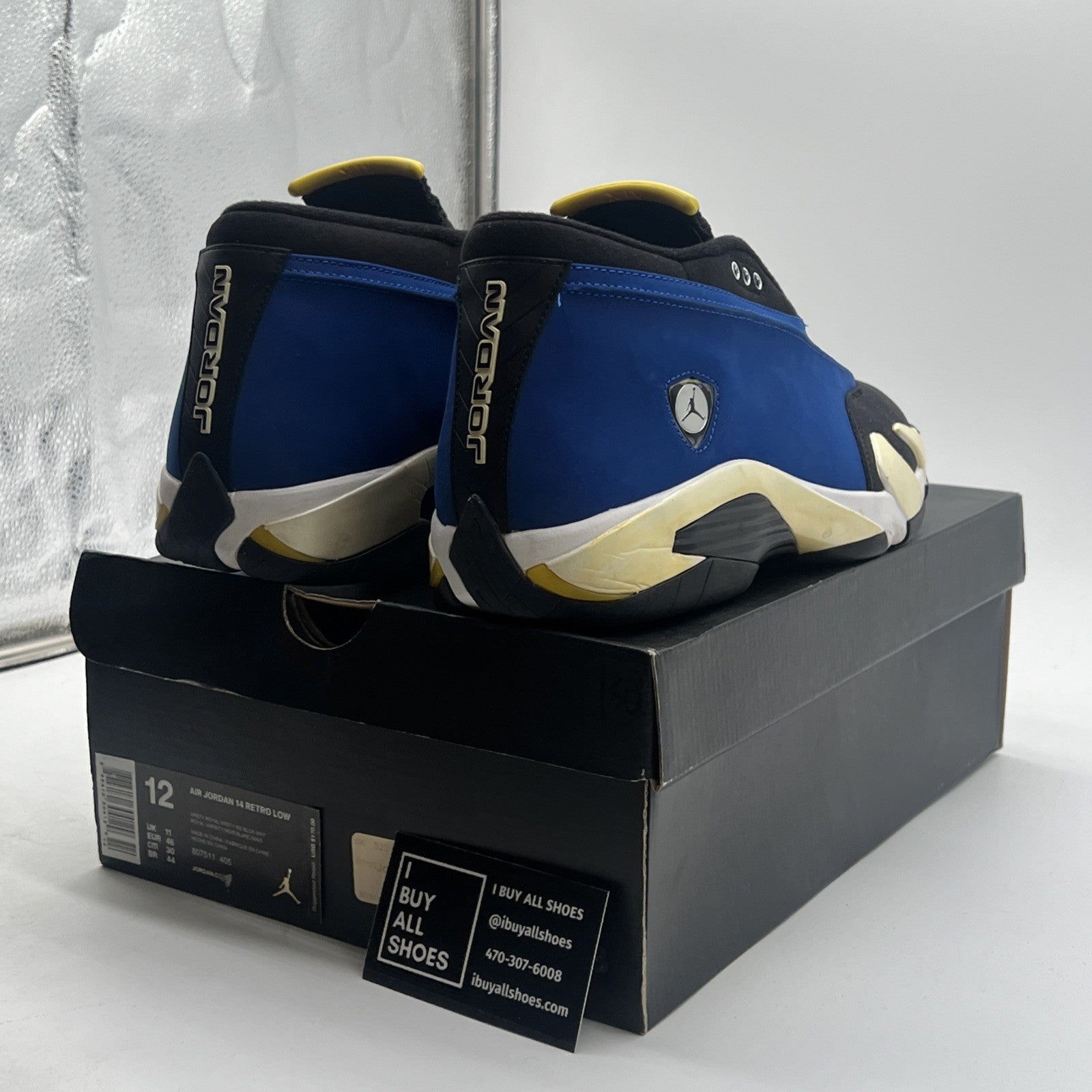 Size 12 - Air Jordan 14 Retro 2015 Low Laney (807511-405)