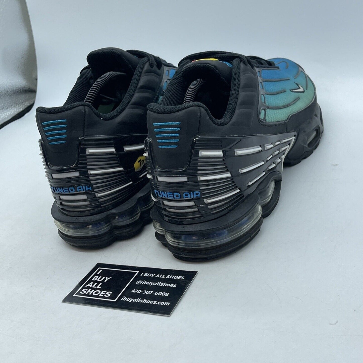 Size 11 - Nike Air Max Plus 3 Black Laser Blue Suede Leather (FQ2417-001)