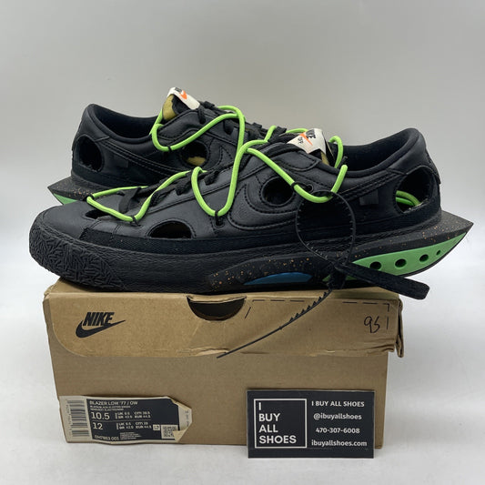 Size 10.5 - Off-White x Nike Blazer Low Black (DH7863-001)