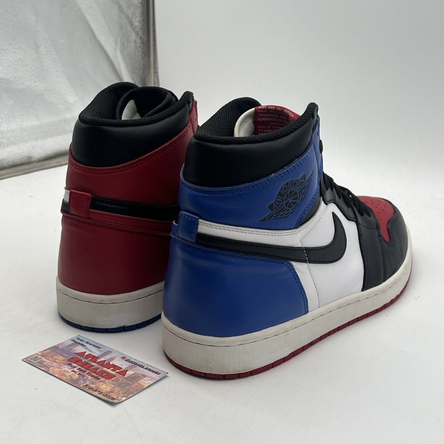 Size 12 - Jordan 1 Retro High OG Top 3 2016 Black White Red Blue (555088-026)