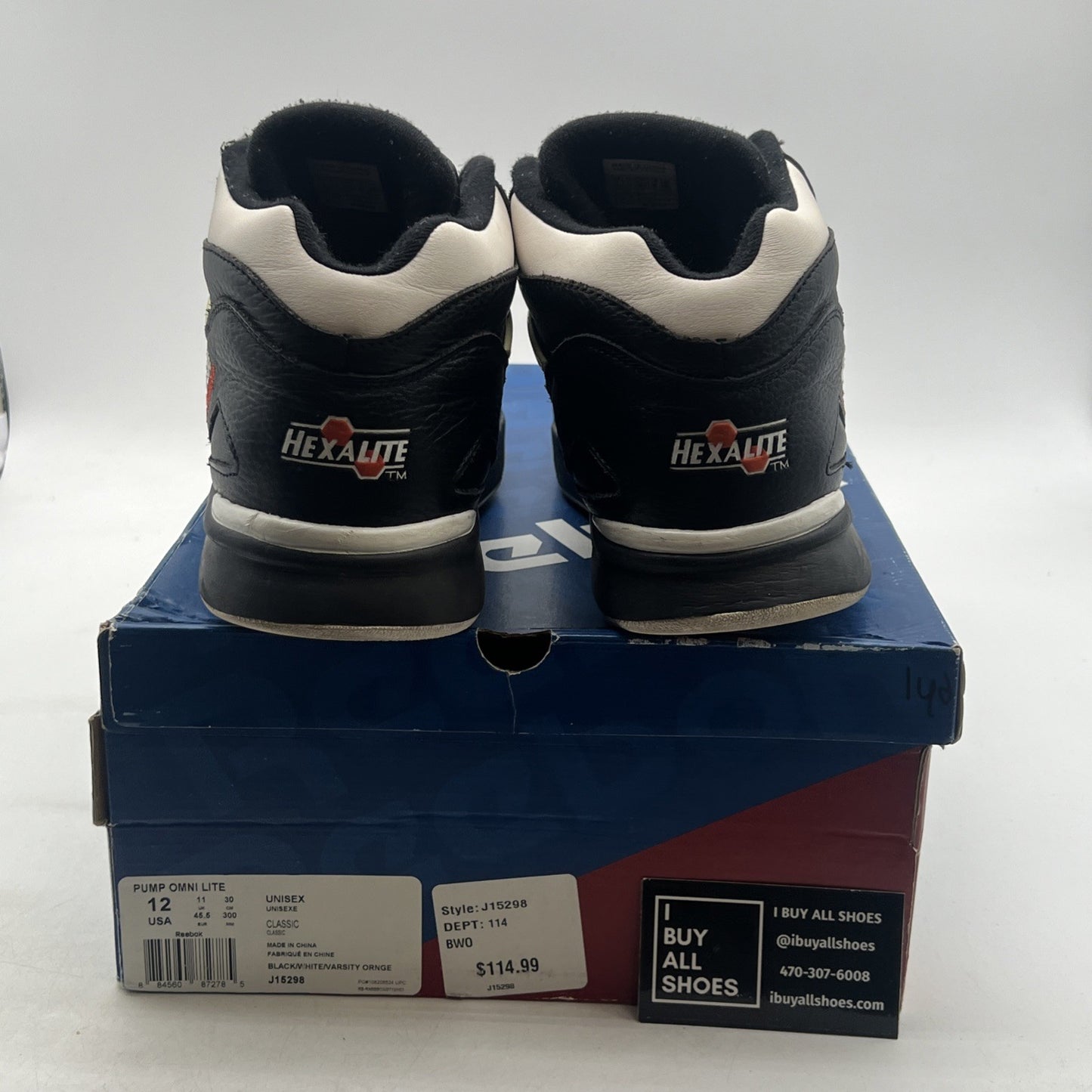 Size 12 - Reebok Pump Omni Lite Dee Brown (J15298)