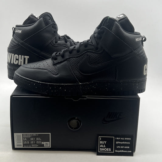 Size 14 - Nike Undercover x Dunk 1985 High Chaos - Black (DQ4121-001)