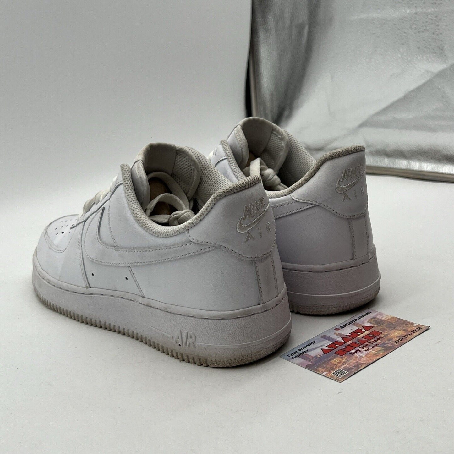 Size 10.5W - Nike Air Force 1 Low White Leather 2018 (DD8959-100)