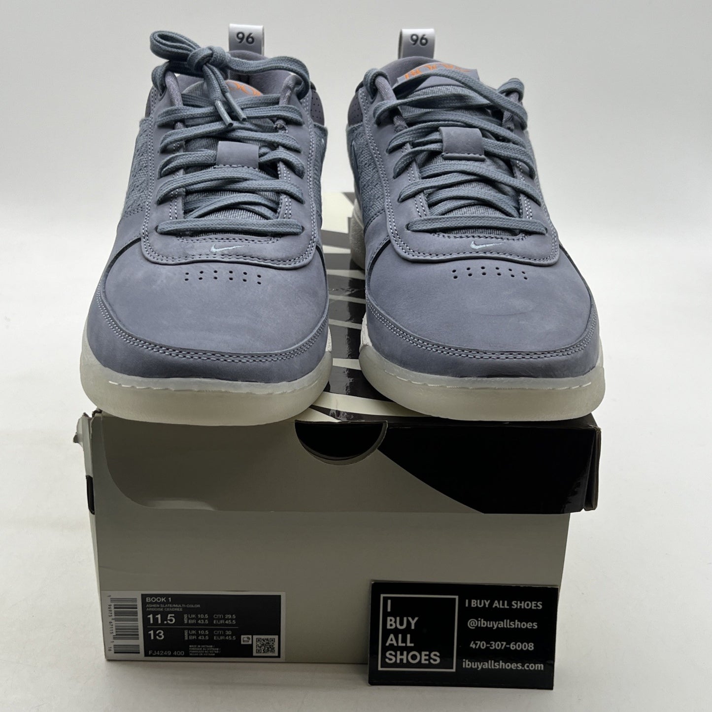 Size 11.5 - Nike Book 1 Mirage V2 Ashen Slate Basketball (FJ4249-400)