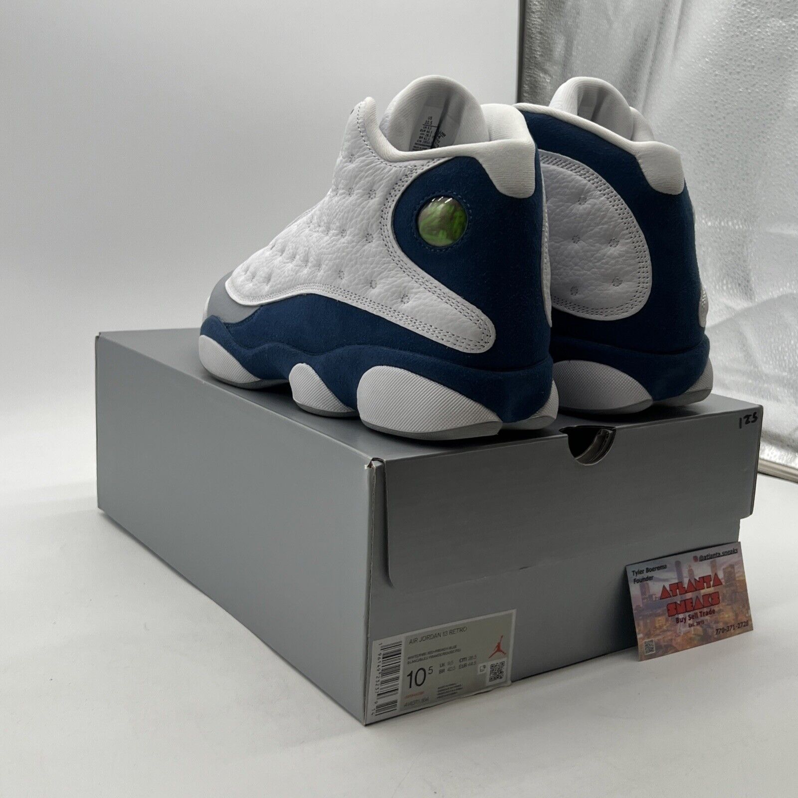 Size 10.5 - Air Jordan 13 Retro Mid French Blue (414571-164)