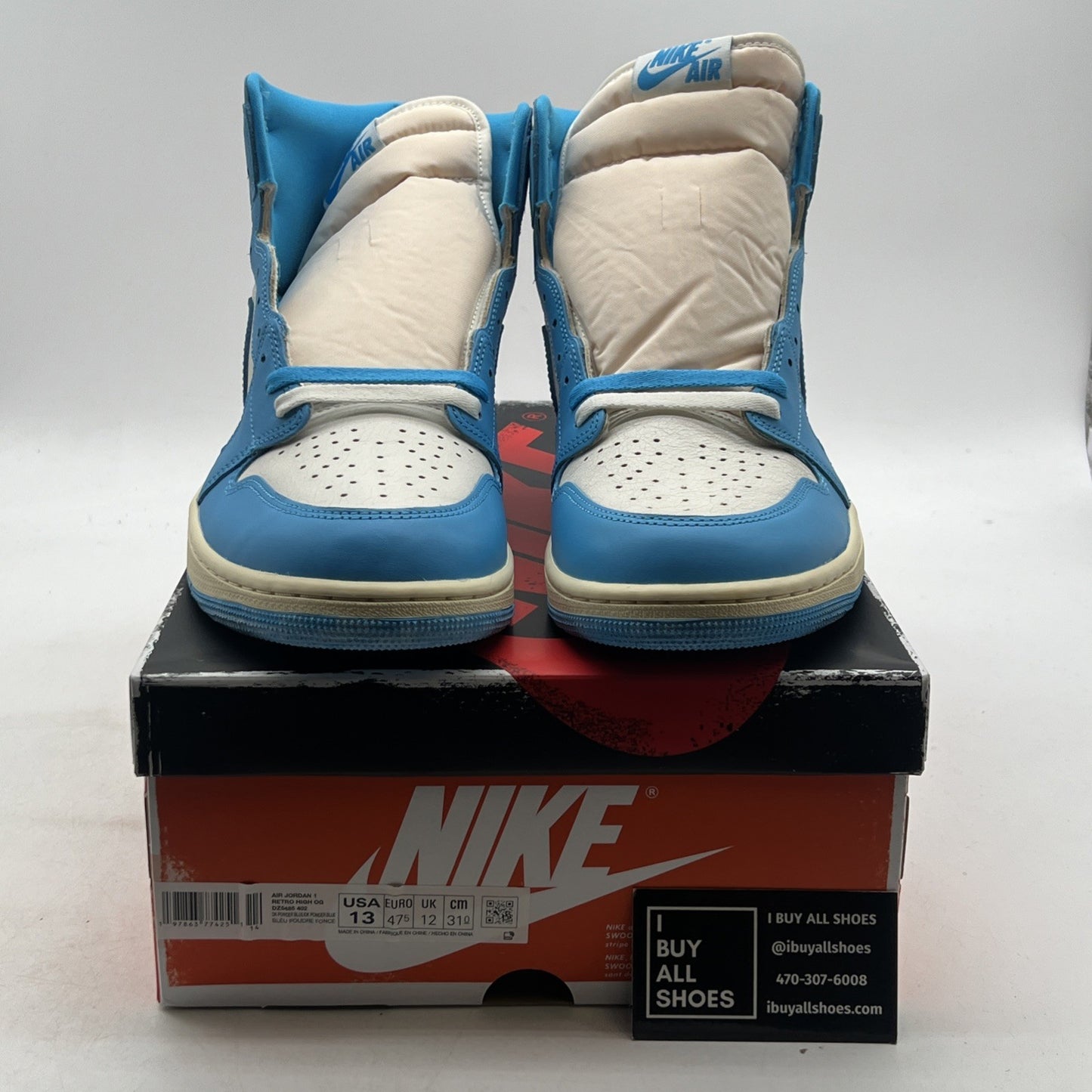 Size 13 - Air Jordan 1 Retro OG High UNC Reimagined (DZ5485-402)