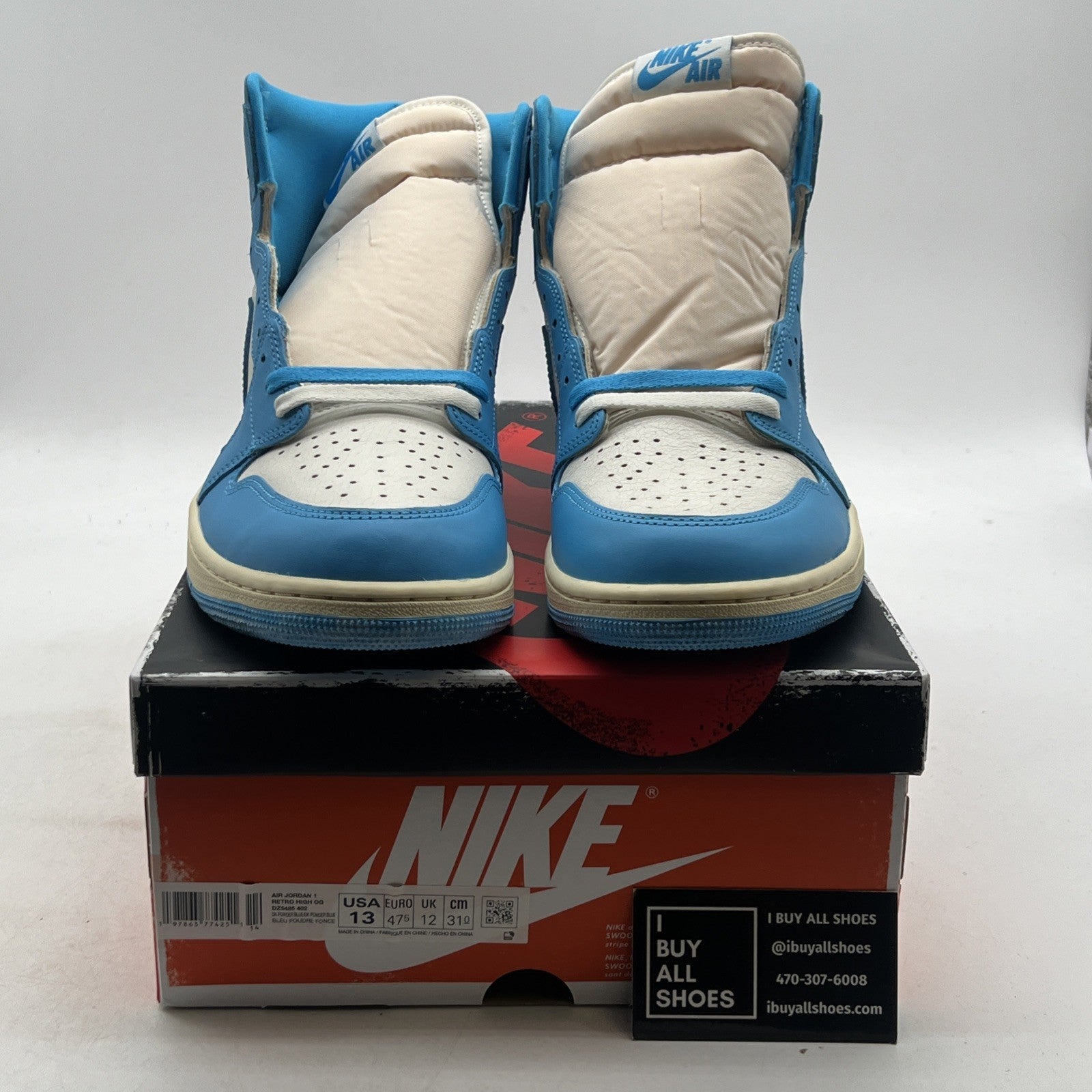 Size 13 - Air Jordan 1 Retro OG High UNC Reimagined (DZ5485-402)