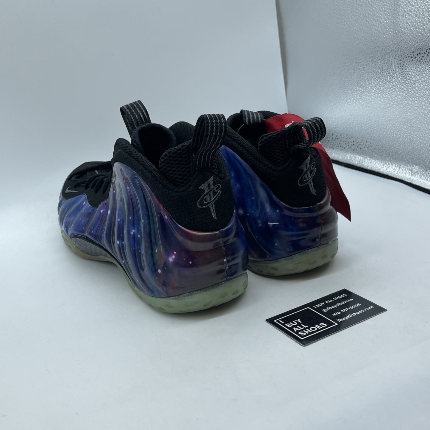 Size 13 - Nike Air Foamposite One NRG 2012 Galaxy Black Blue (521286-800)