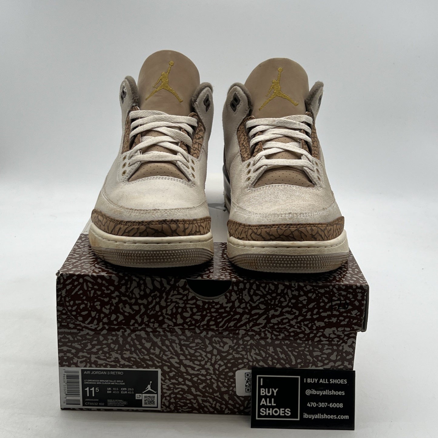 Size 11.5 - Air Jordan 3 Retro Low Palomino (CT8532-102)