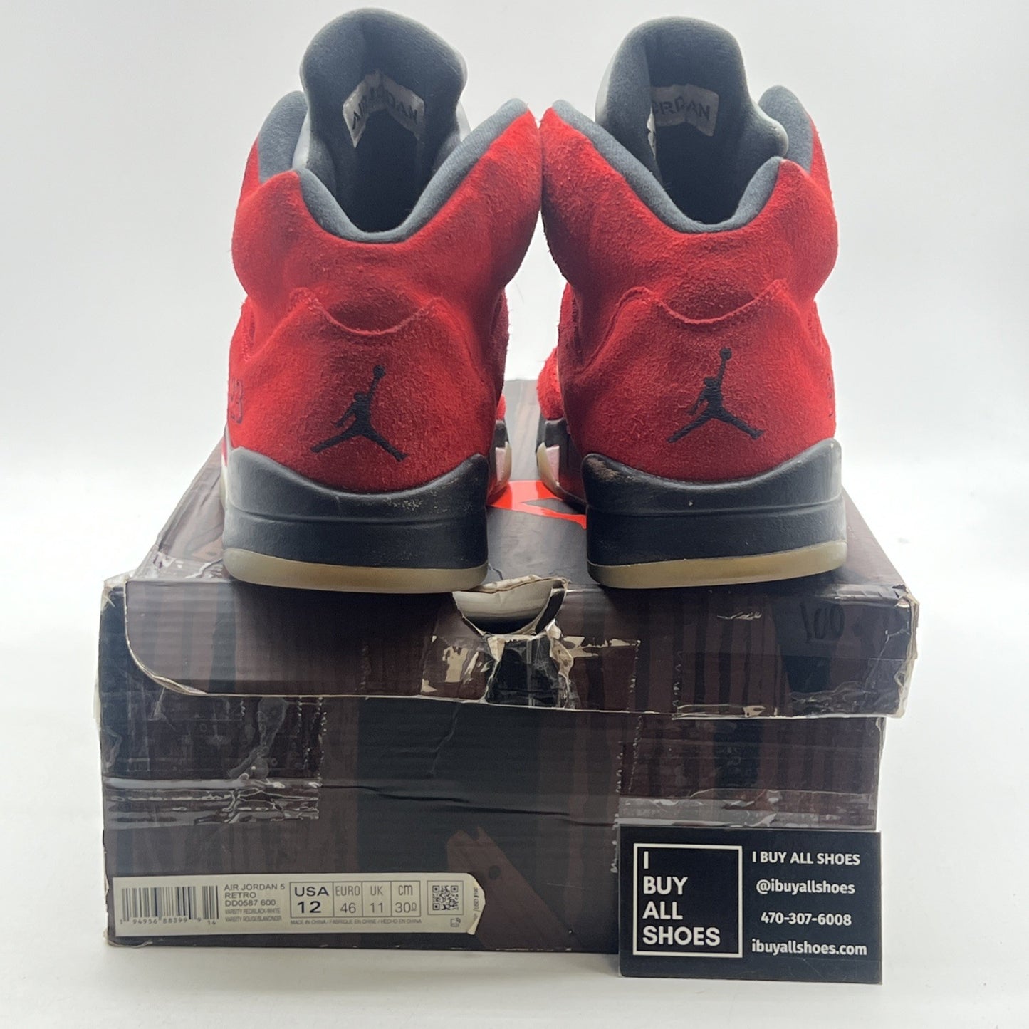 Size 12 - Air Jordan 5 Retro Mid Raging Bull (DD0587-600)