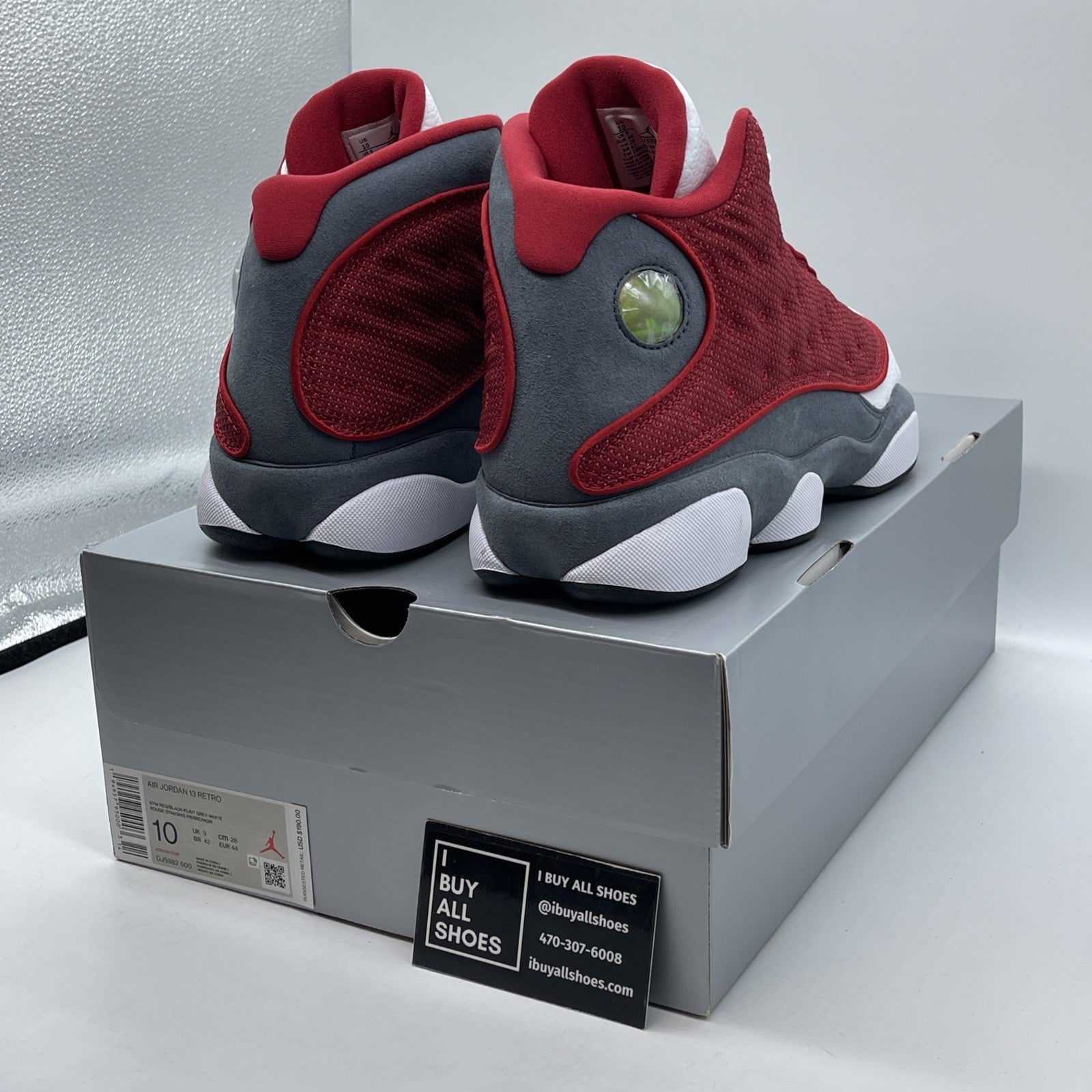 Size 11 - Jordan 13 Red White Grey Leather Suede (DJ5982600)