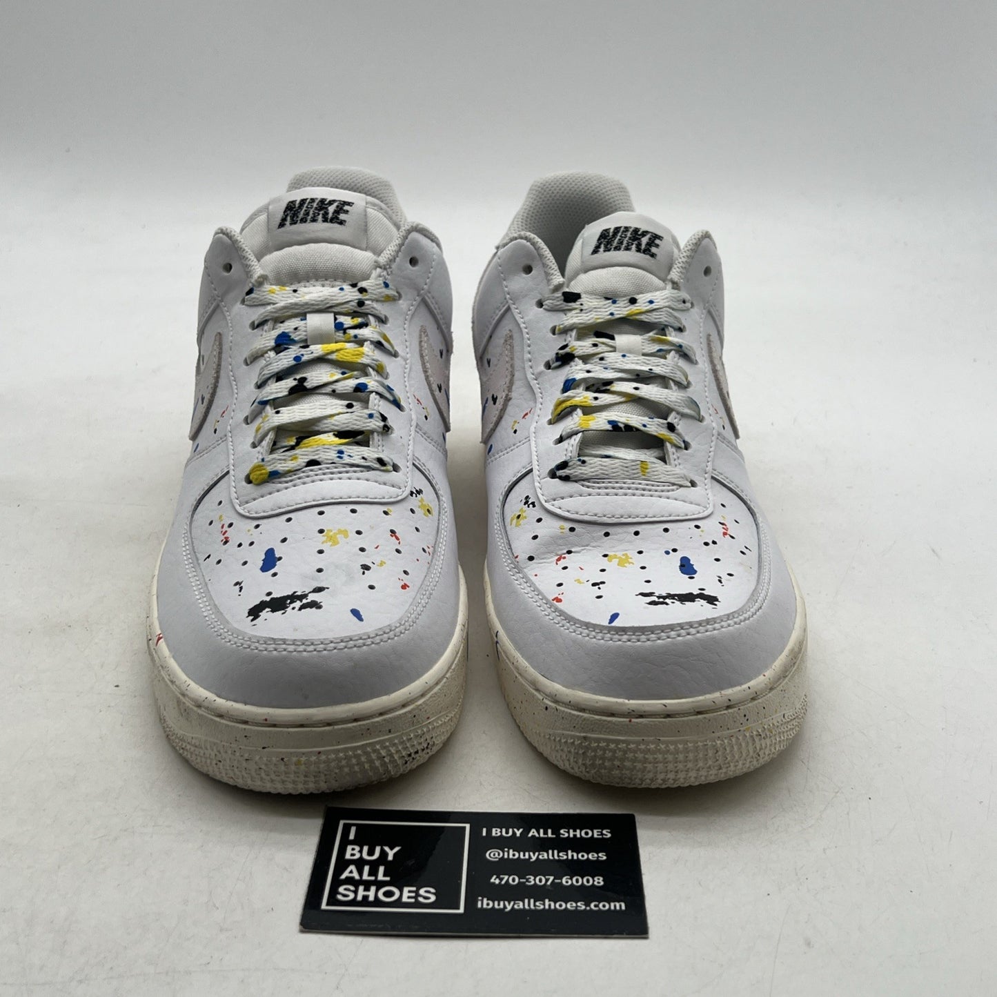 Size 10.5 - Nike Air Force 1 '07 LV8 Paint Splatter (CZ0339-100)
