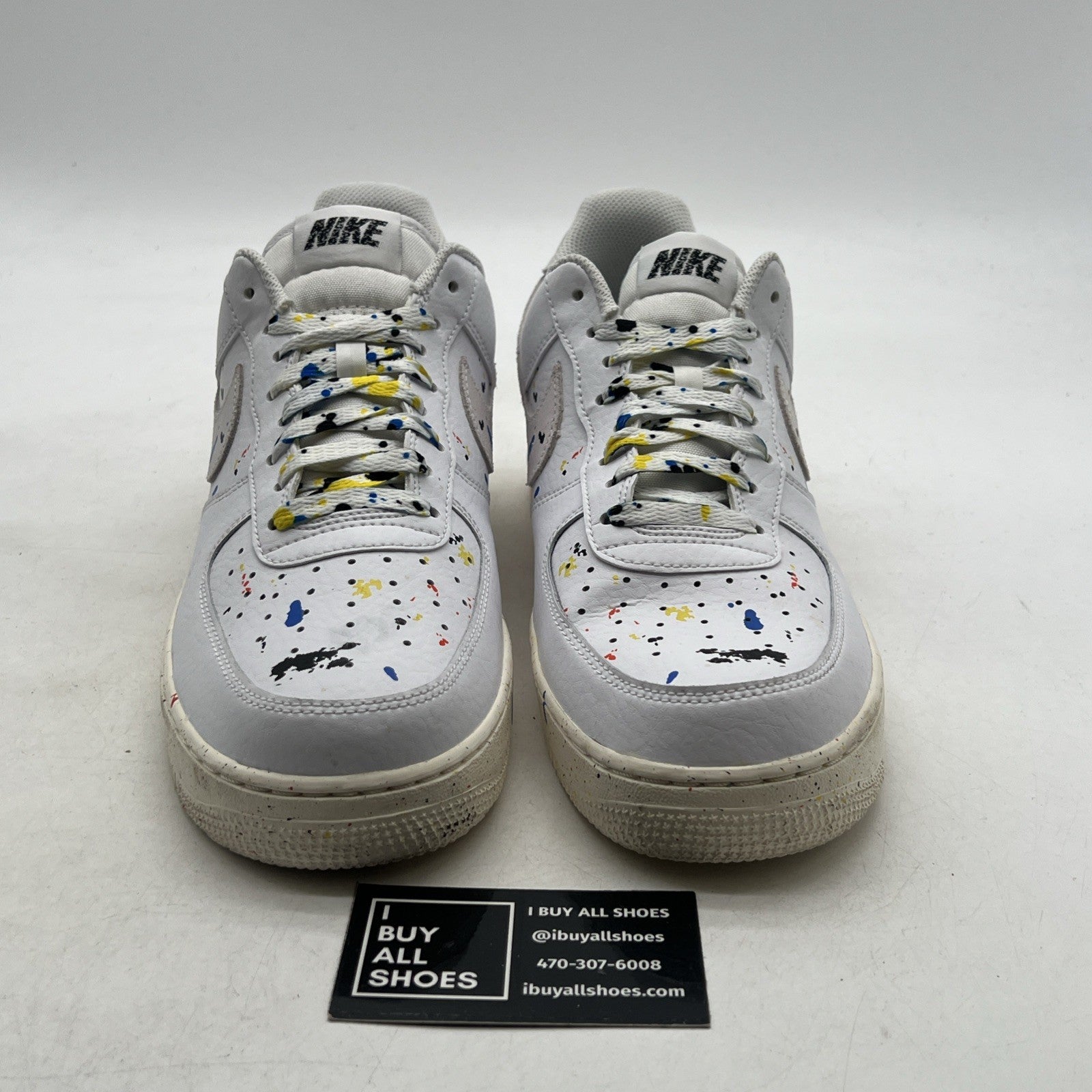 Size 10.5 - Nike Air Force 1 '07 LV8 Paint Splatter (CZ0339-100)