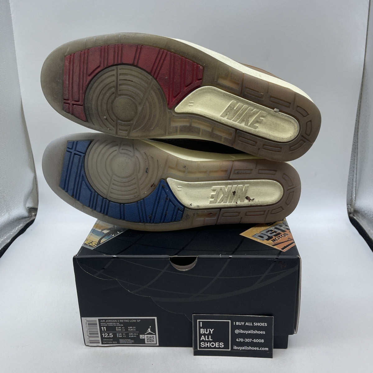 Size 11 - Nike Air Jordan 2 Retro Low SP TWO 18 DETROIT (DV7129-222)