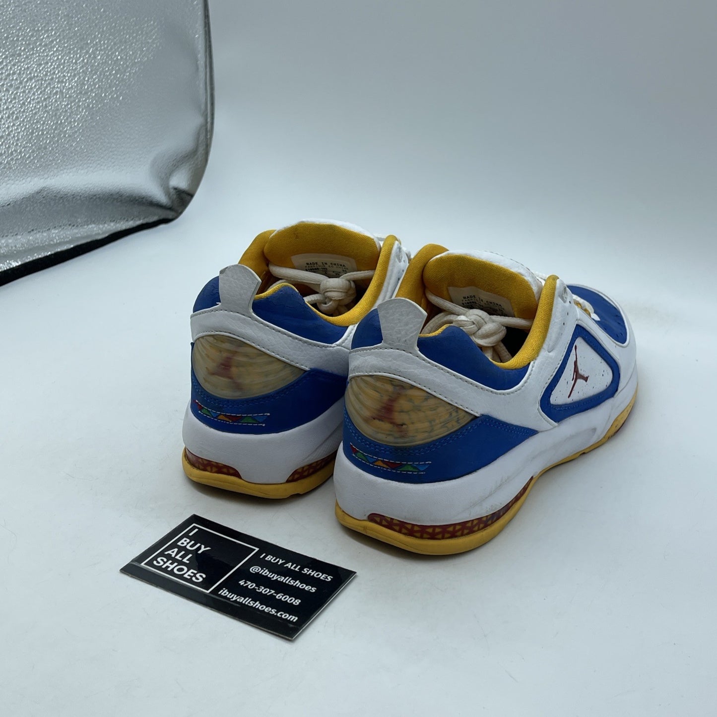 Size 6.5Y - Nike Air Jordan Truno Ko Golden State Yellow Blue (316580-102)