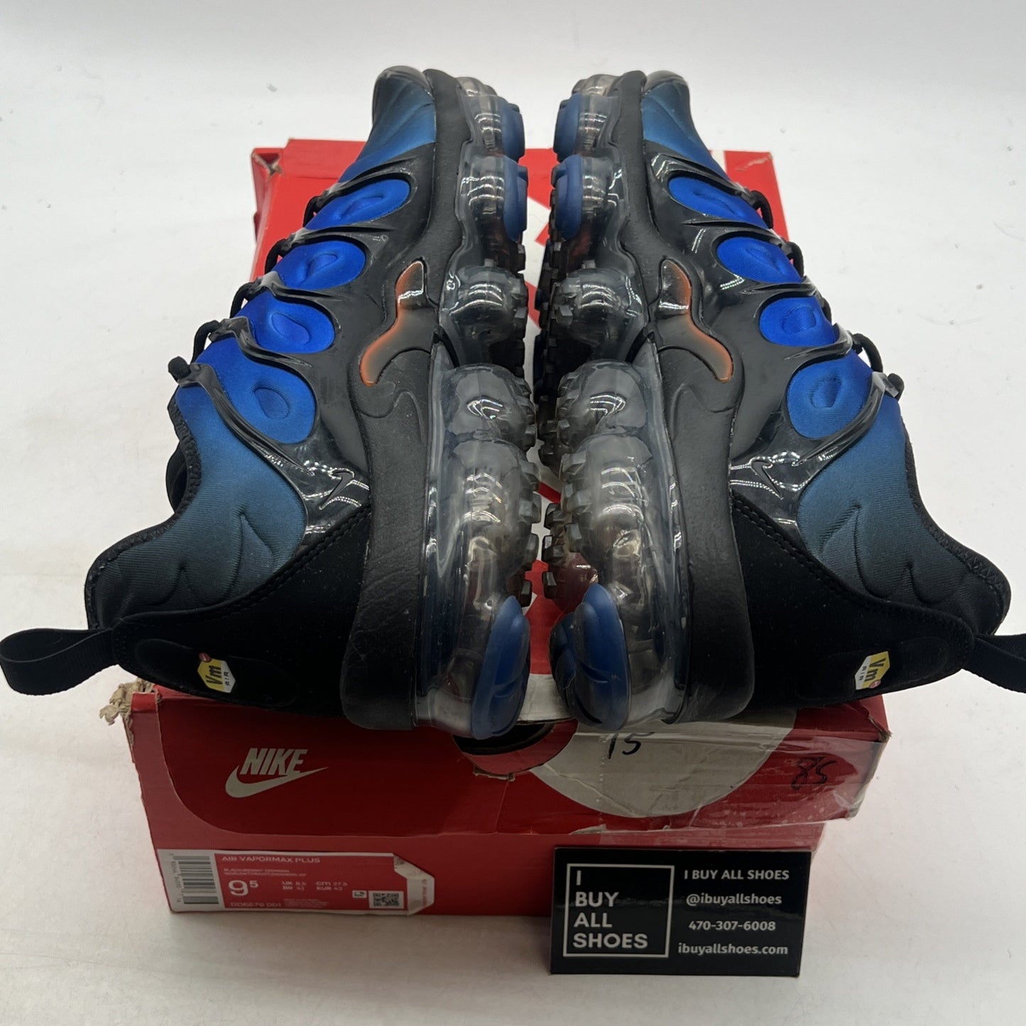 Size 9.5 - Nike Air VaporMax Plus Knicks (DO6679-001)