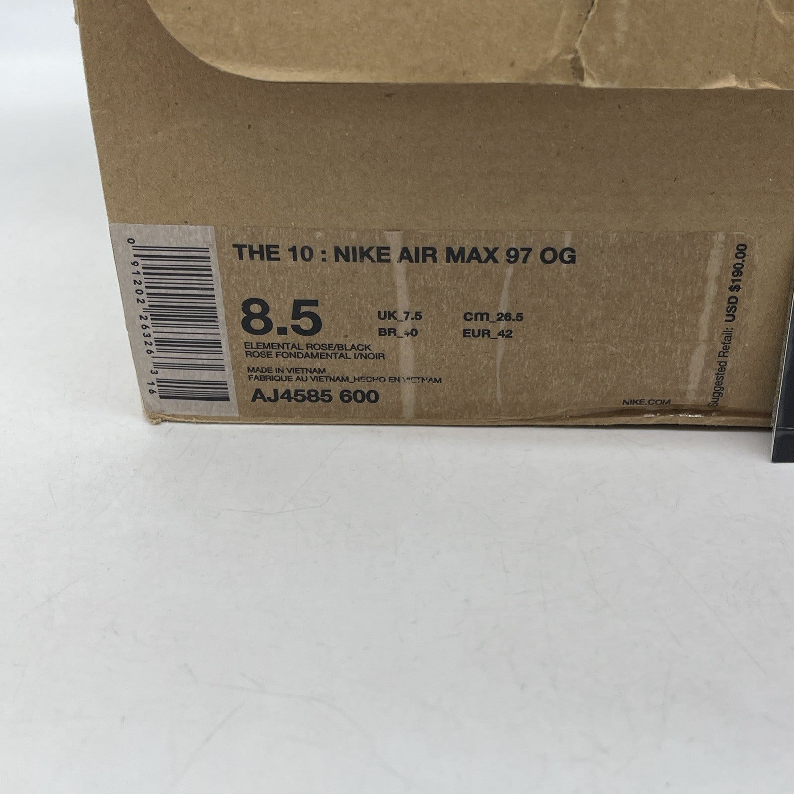 Size 8.5 - Nike Serena Williams x Off-White x Air Max 97 OG Queen (AJ4585-600)