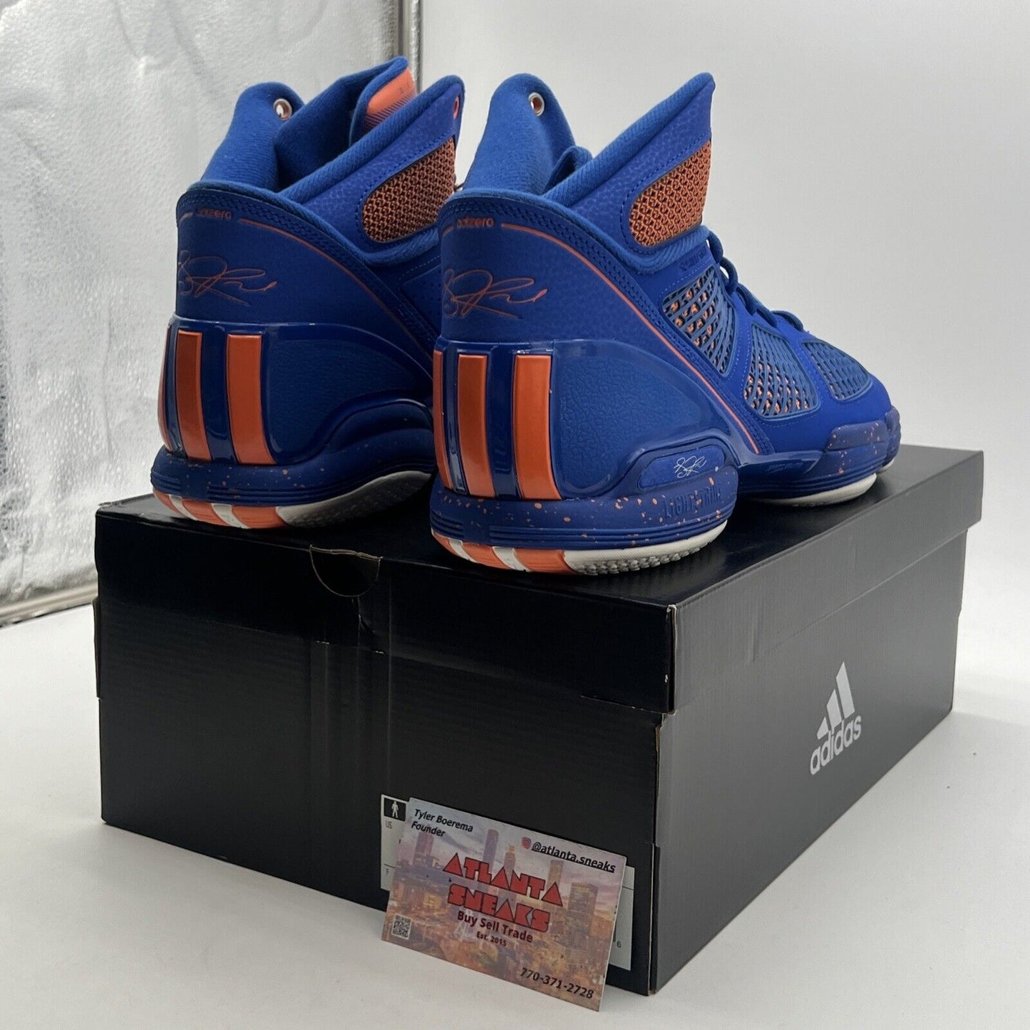 Size 13 - adidas Adizero Rose 1.5 Restomod Knicks (HQ1015)