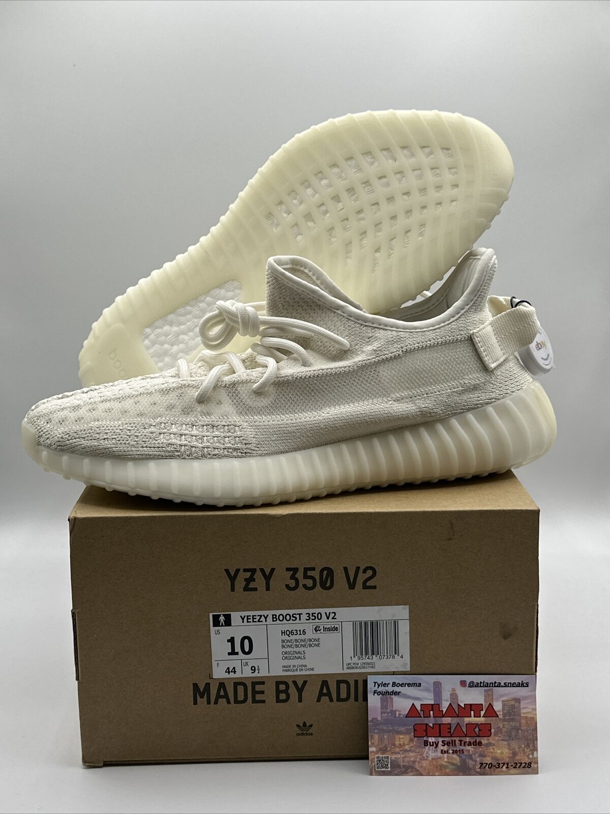 Size 10 - adidas Yeezy Boost 350 V2 Pure Oat