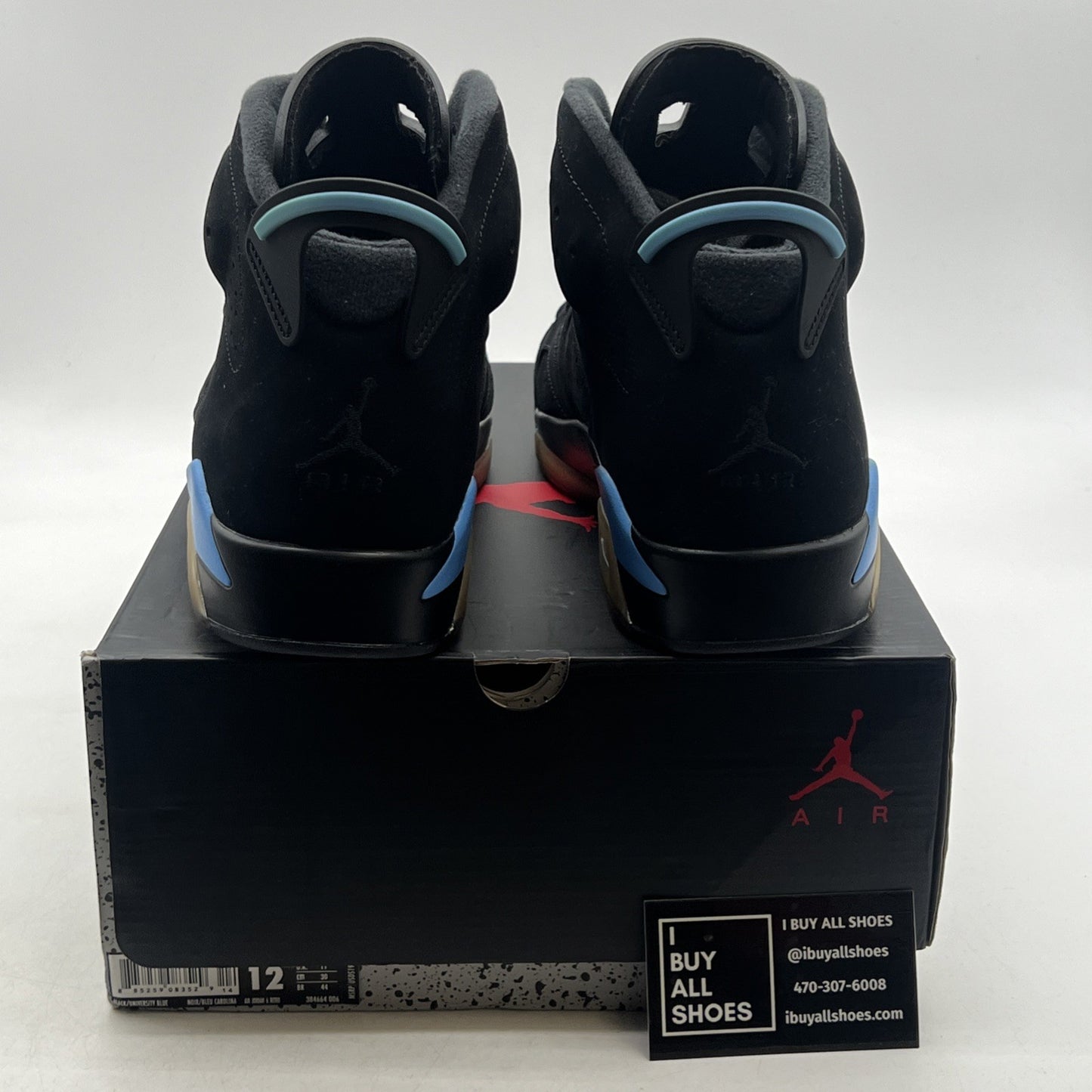 Size 12 - Air Jordan 6 Retro UNC (384664-006)