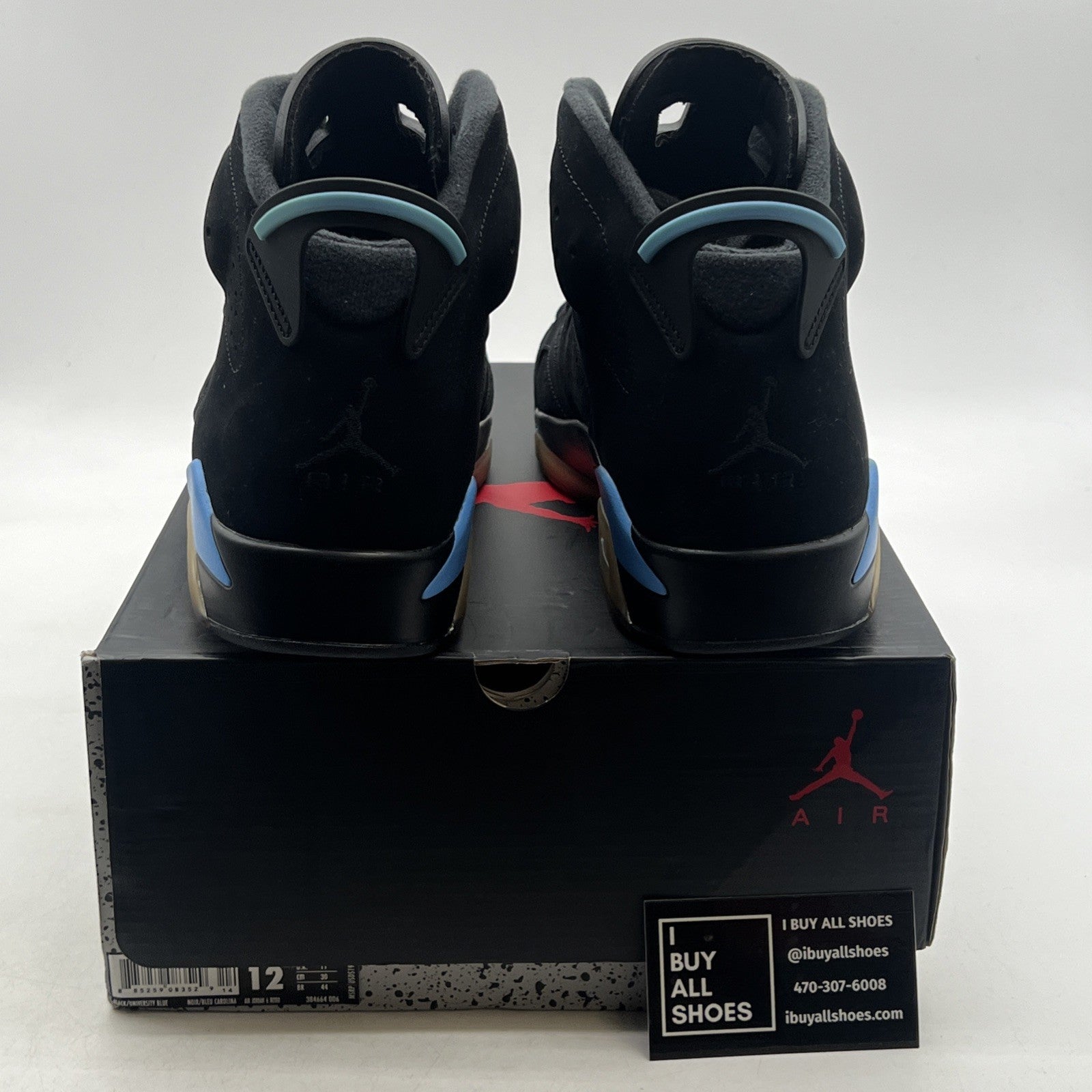 Size 12 - Air Jordan 6 Retro UNC (384664-006)