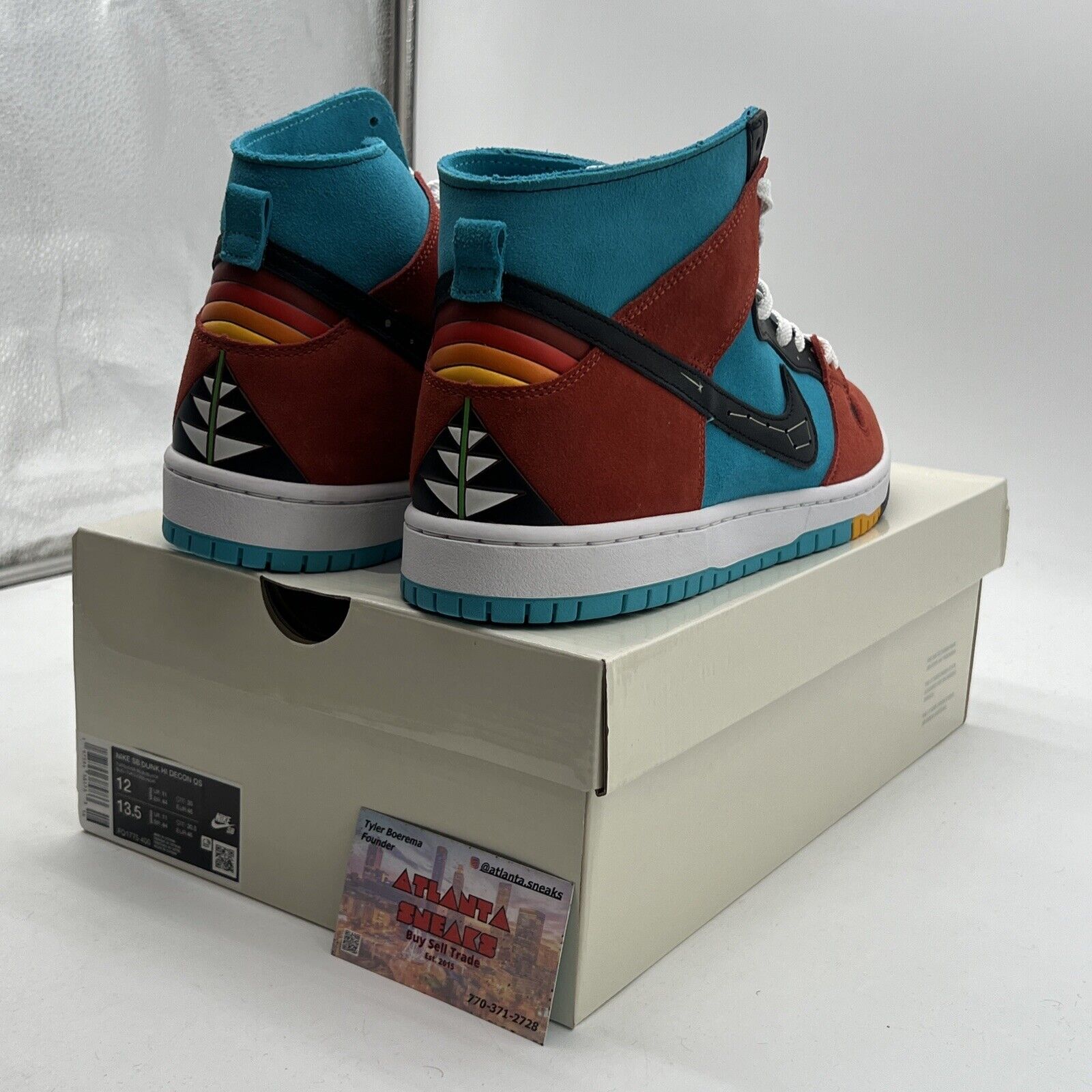 Size 12 - Nike Di’orr Greenwood x Dunk SB High Navajo Arts (FQ1775-400)