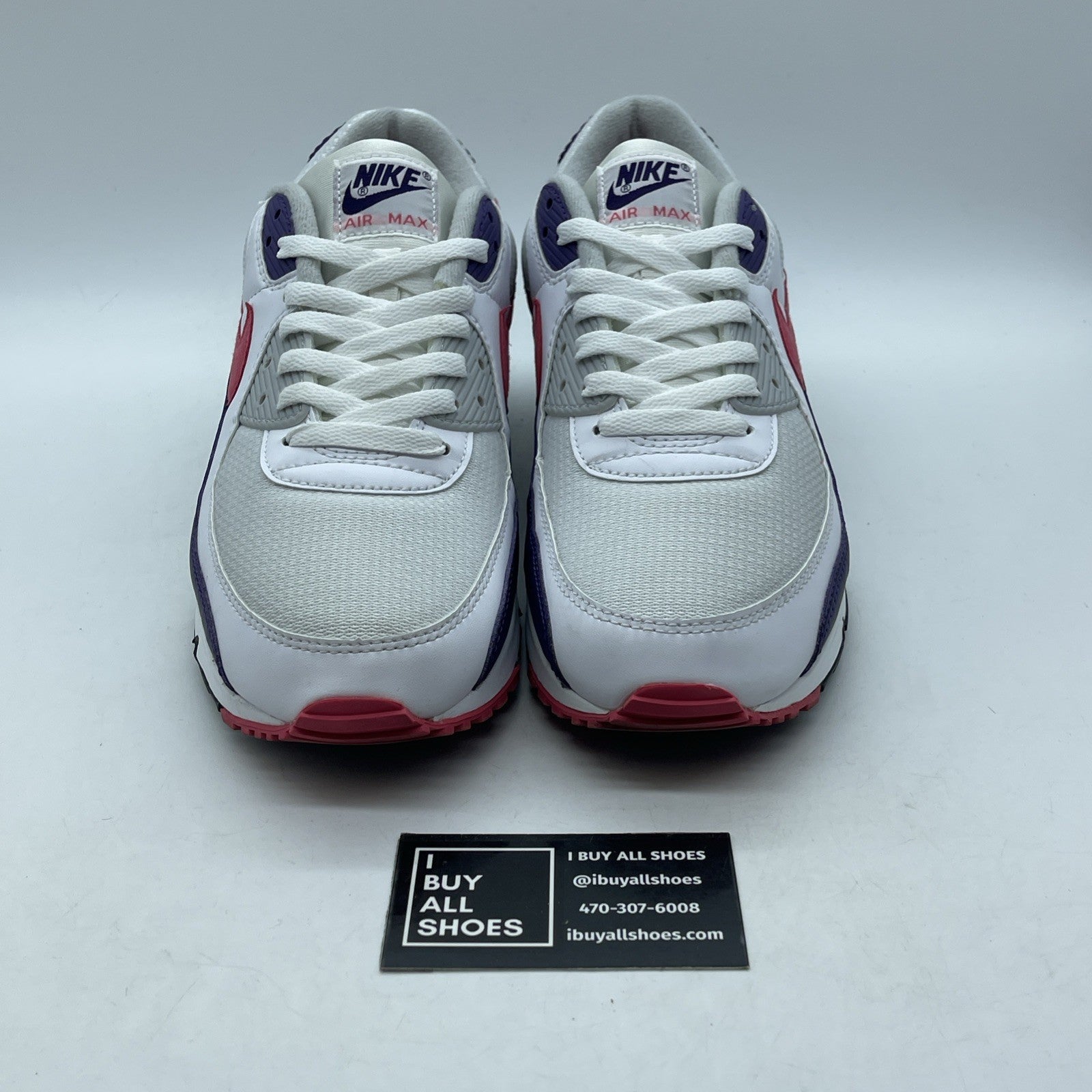 Size 12 - Nike Air Max 90 Retro 2020 Eggplant White Suede Leather (AJ1700-600)
