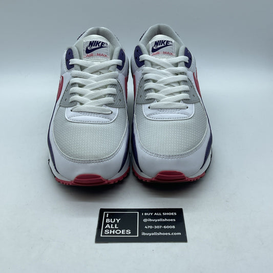 Size 12 - Nike Air Max 90 Retro 2020 Eggplant White Suede Leather (AJ1700-600)