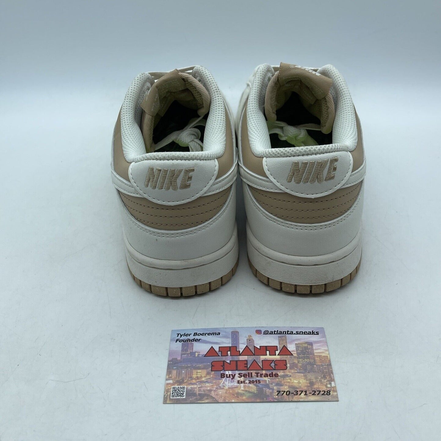 Size 9W - Nike Dunk Next Nature Low Hemp  Brown White Leather (DD1873-200)