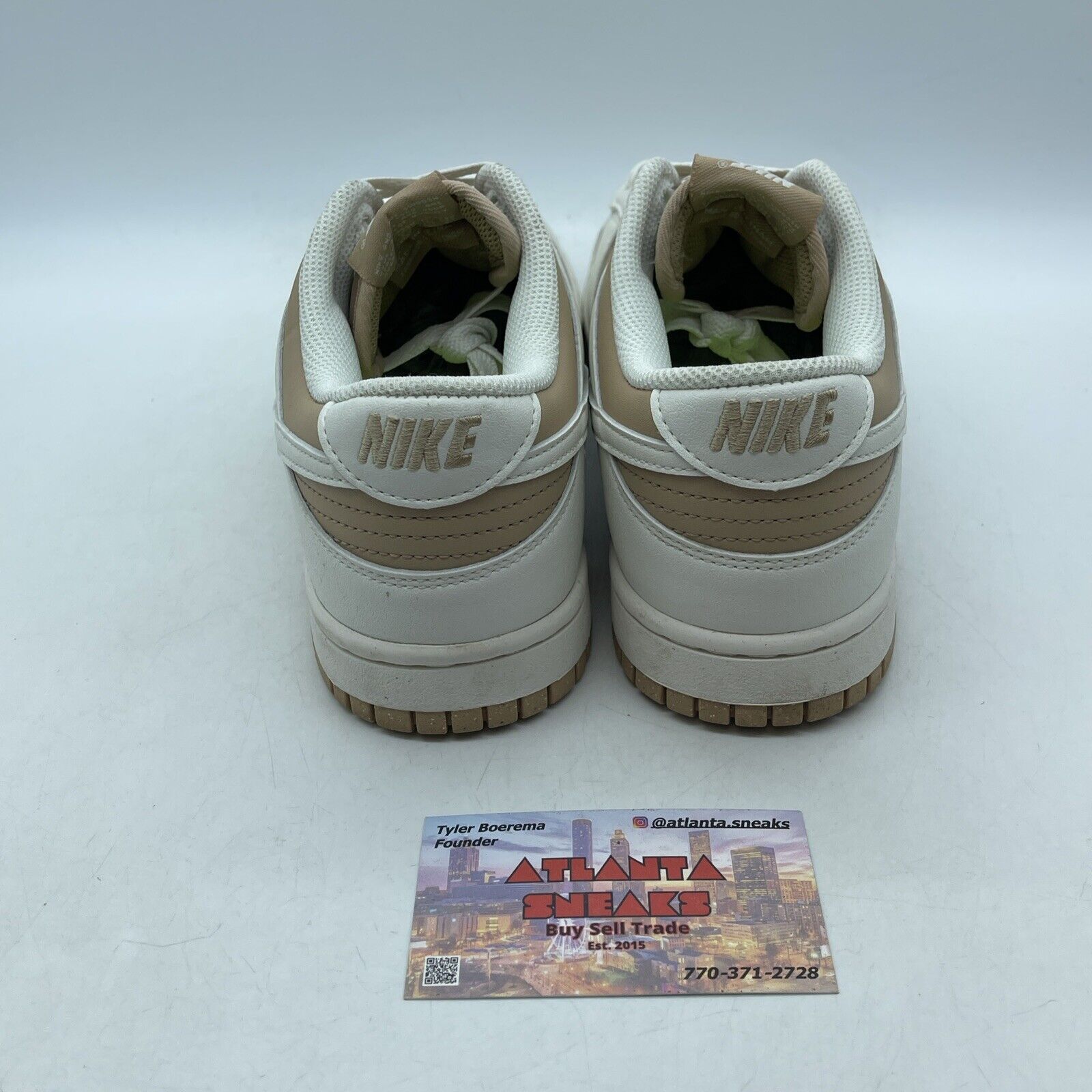 Size 9W - Nike Dunk Next Nature Low Hemp  Brown White Leather (DD1873-200)