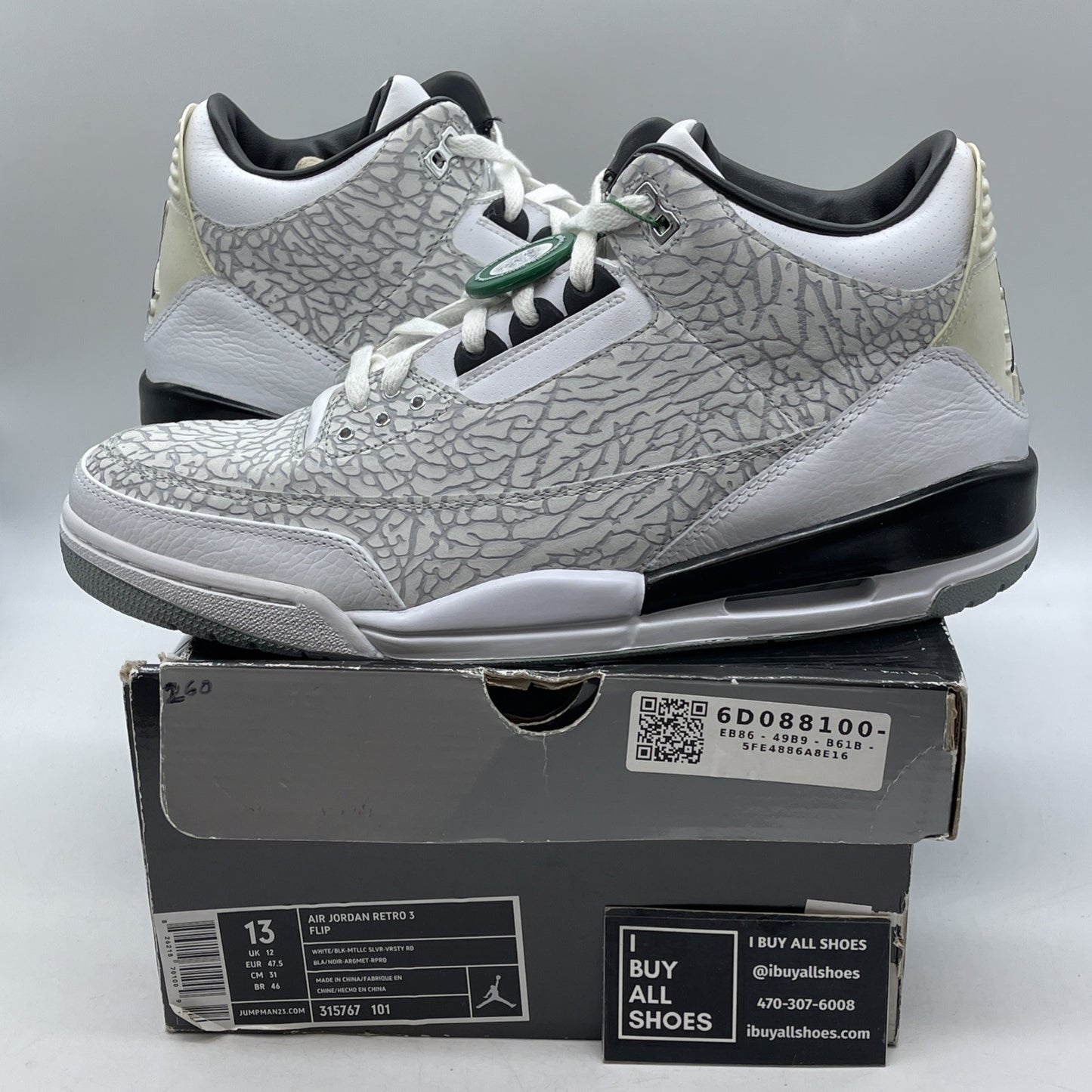 Size 13 - Air Jordan 3 Retro Flip (315767-101)