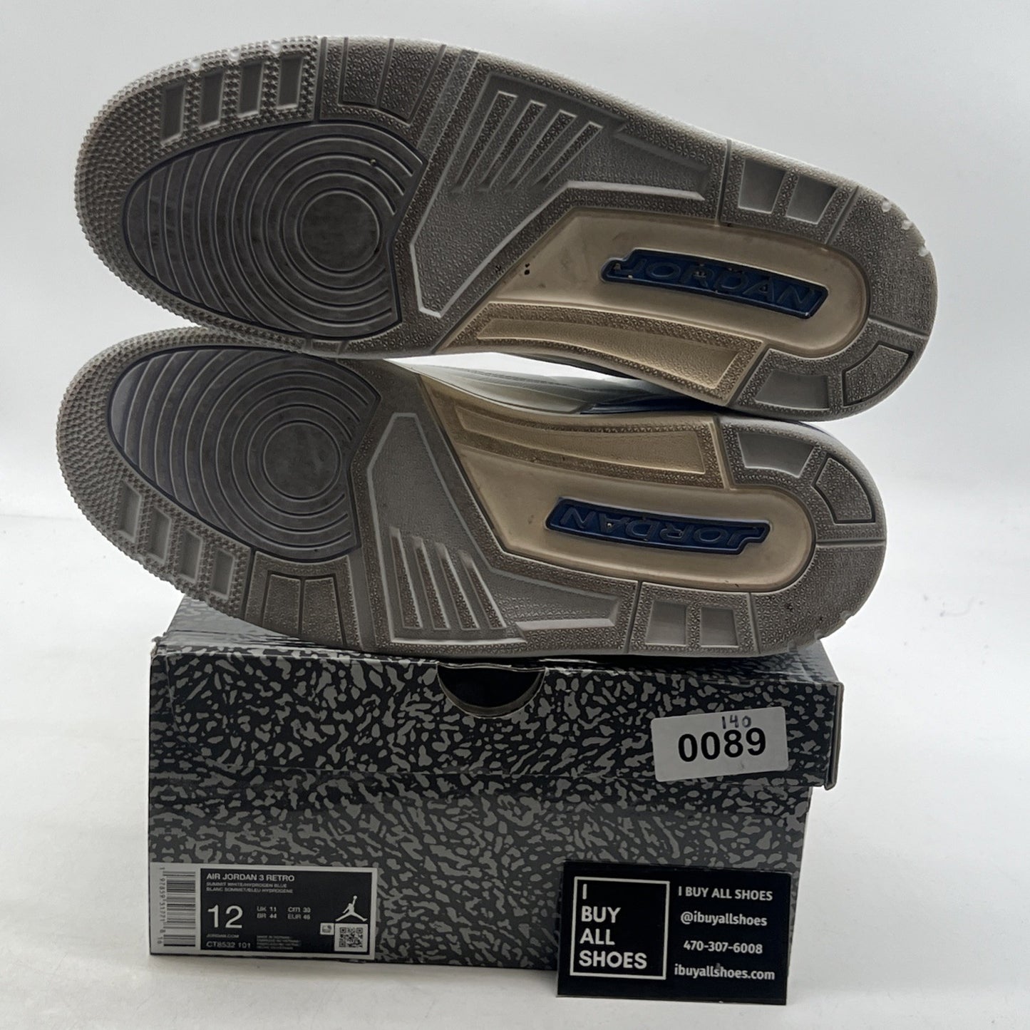 Size 12 - Air Jordan 3 Retro Lucky Shorts (CT8532-101)