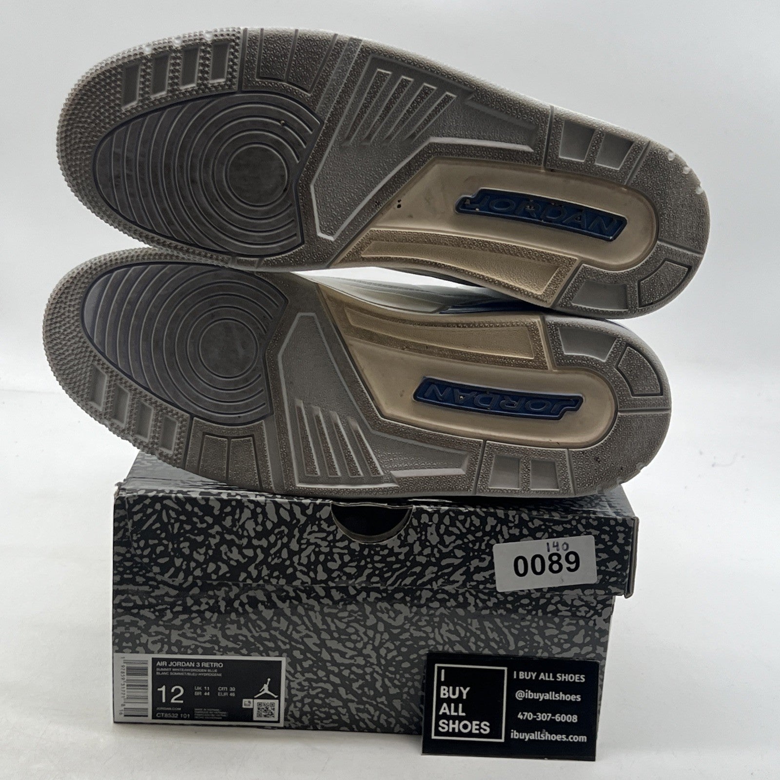 Size 12 - Air Jordan 3 Retro Lucky Shorts (CT8532-101)