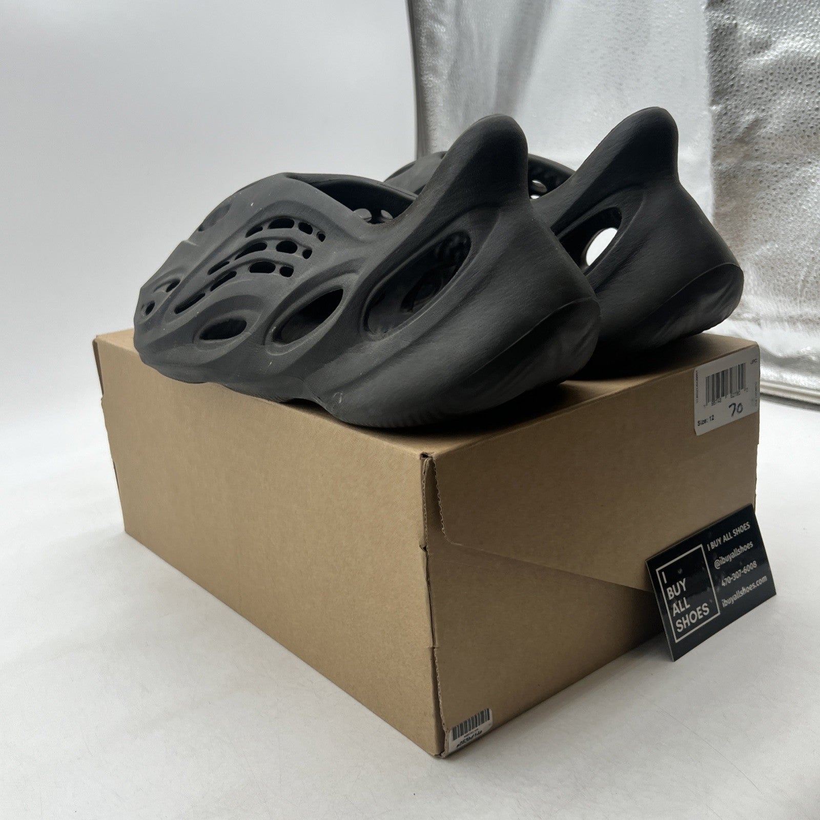 Size 12 - adidas YZY Yeezy Foam Runner 'Onyx' Men's (HP8739)