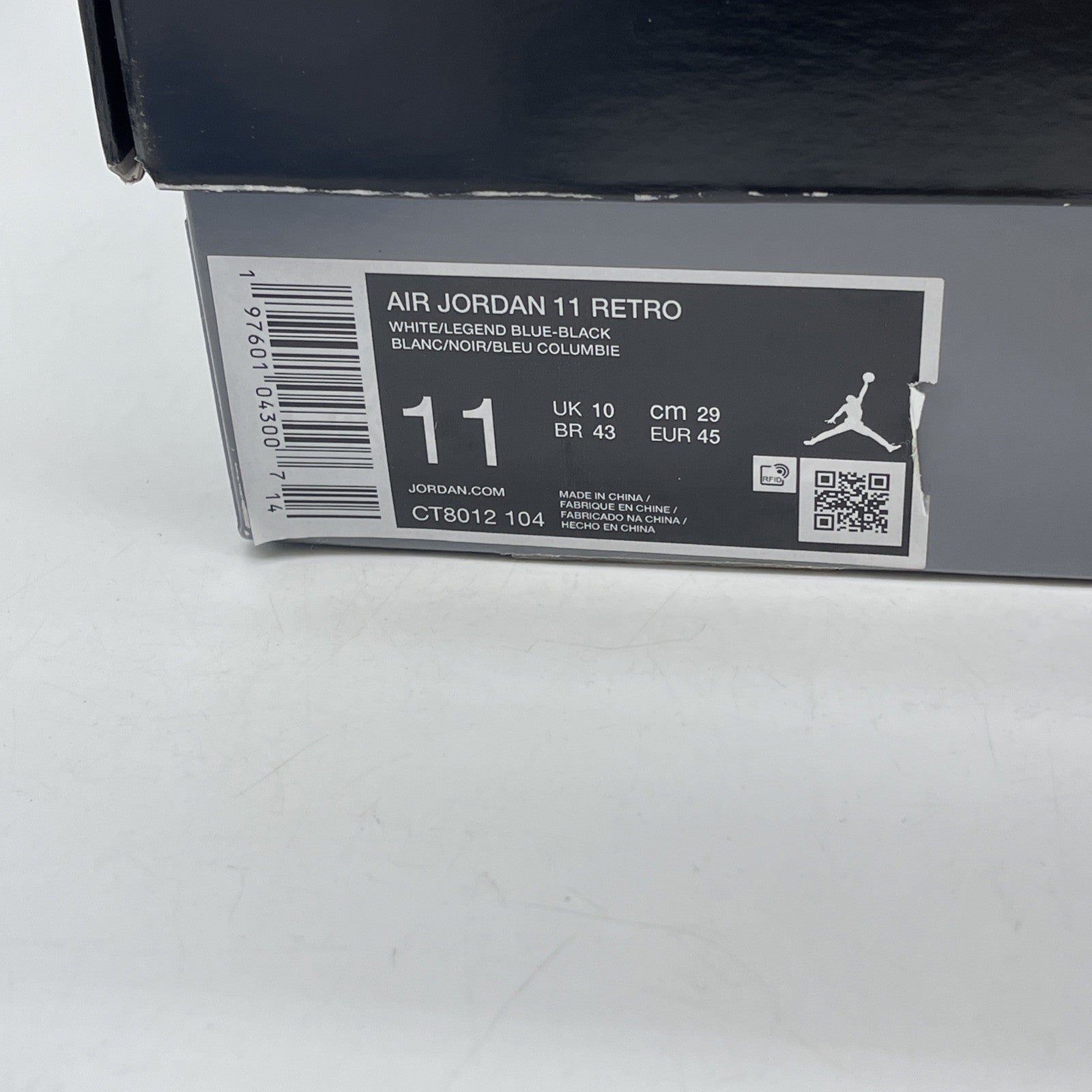 Size 11 - Air Jordan 11 Retro 2024 Legend Blue Columbia Leather (CT8012-104)