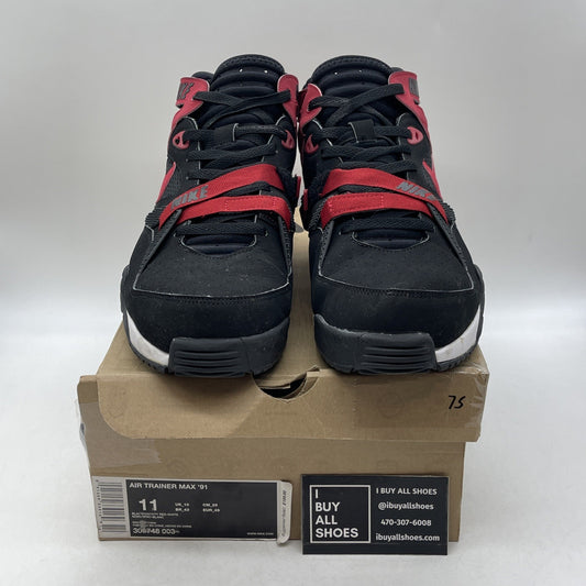 Size 11 - Nike Air Trainer Max 91 Black Varsity Red (309748-003)