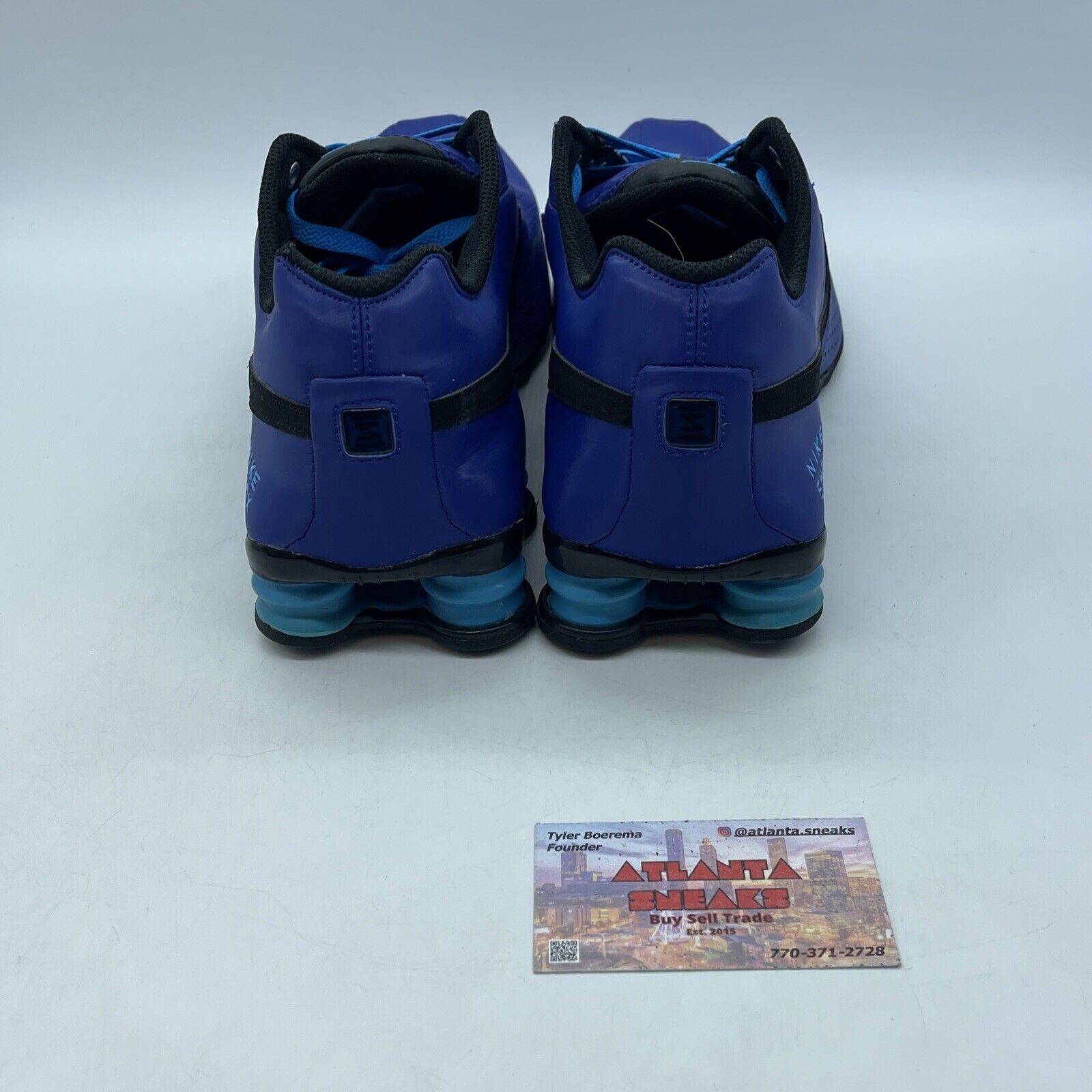 Size 11.5 - Nike Shox Deliver Royal Blue Black Suede Leather (317547-404)