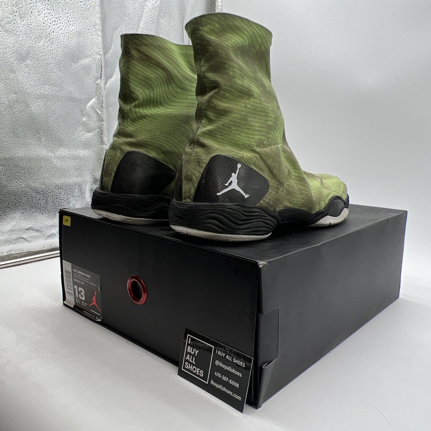 Size 13 - Air Jordan 28 Color Pack - Green Camo (584832-301)