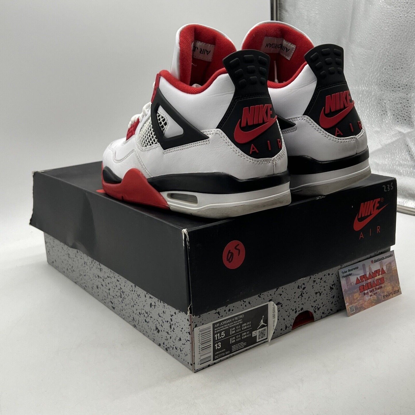 Size 11.5 - Jordan 4 Retro OG Mid Fire Red (DC7770-160)