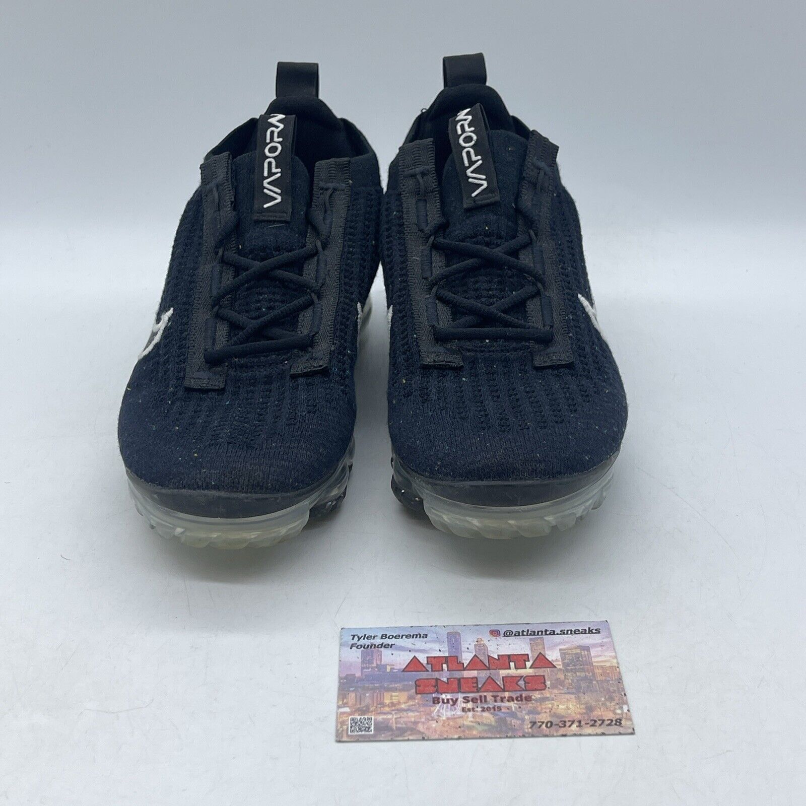 Size 7W - Wmns Air Vapormax 2021 Flyknit Black Speckled Suede (DC4112-00)